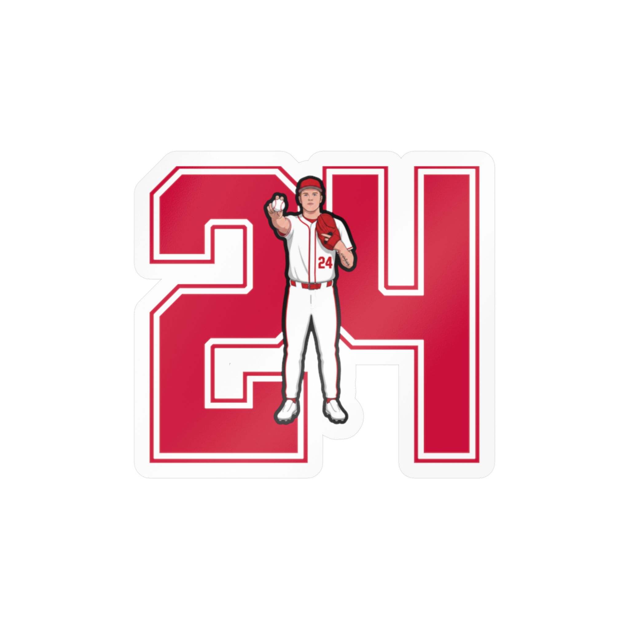 Vinyl Sticker — character_number in Classic