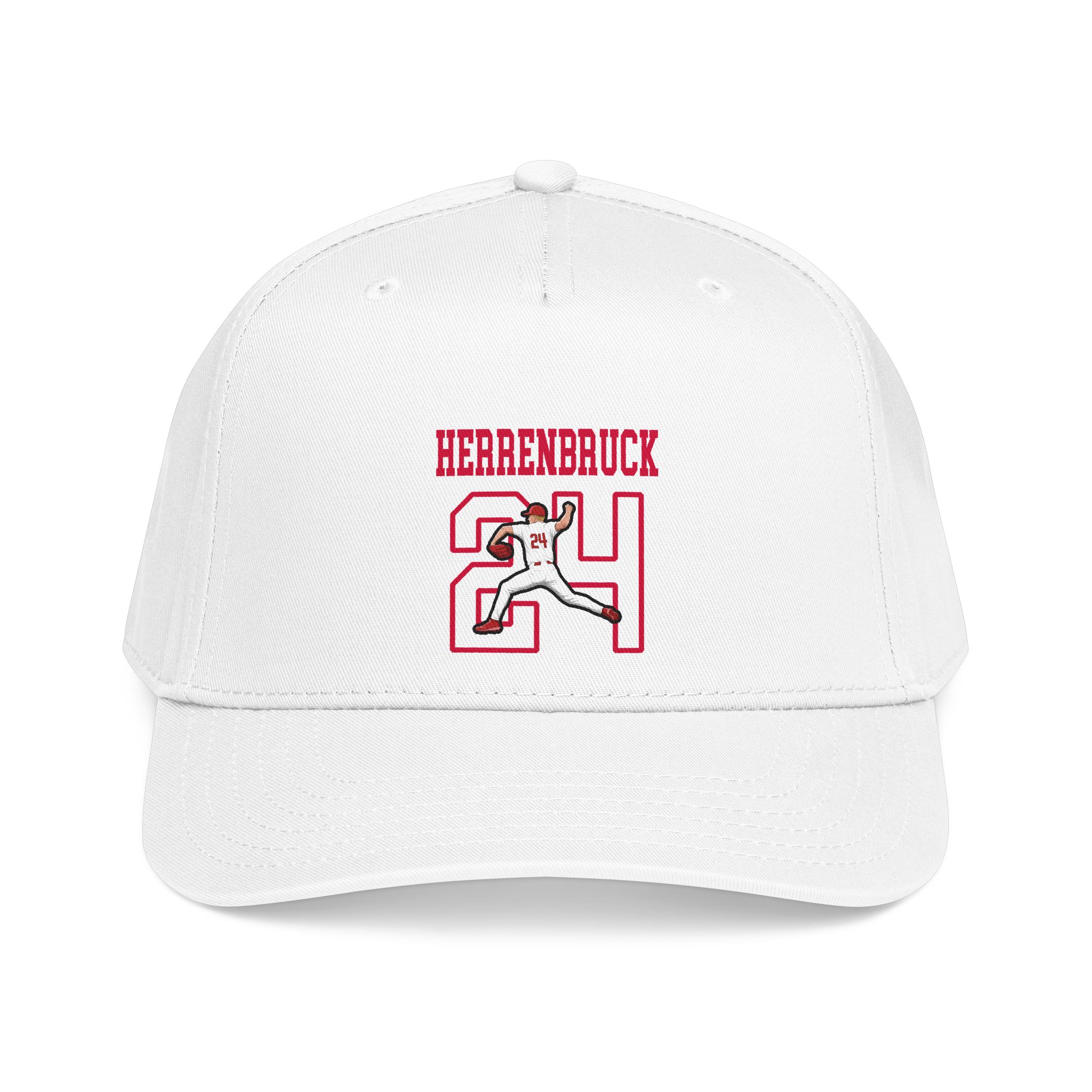 Baseball Cap — character_shirsey in White