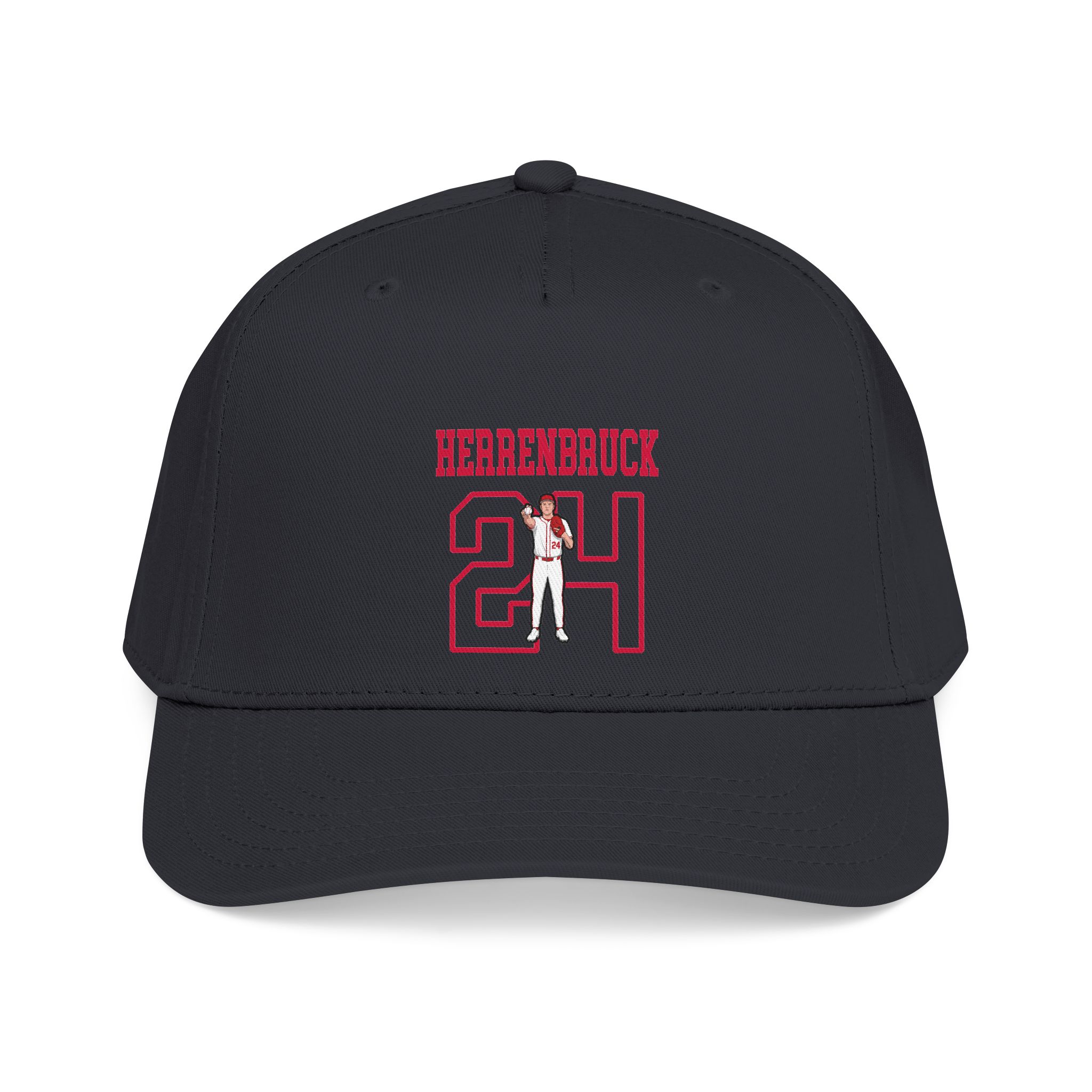 Baseball Cap — character_shirsey in Black