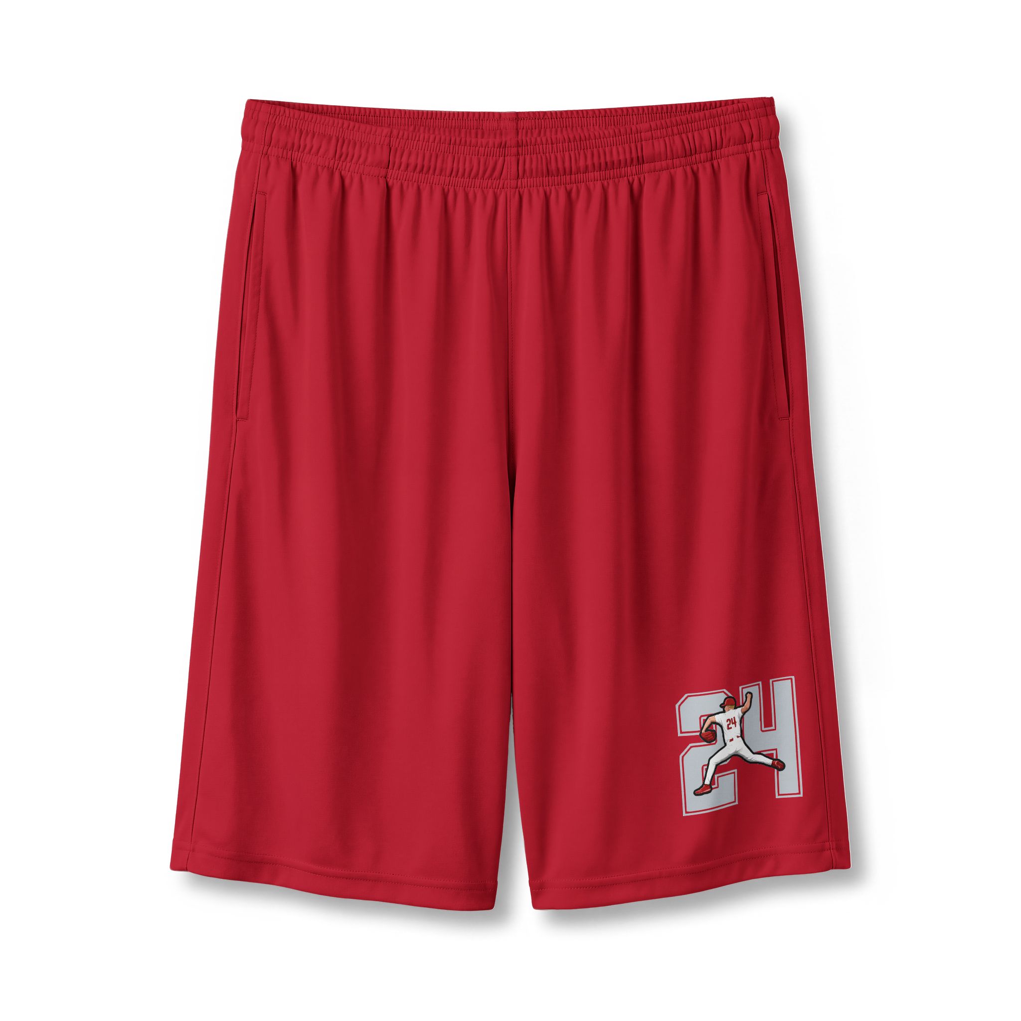Shorts — character_number in Red
