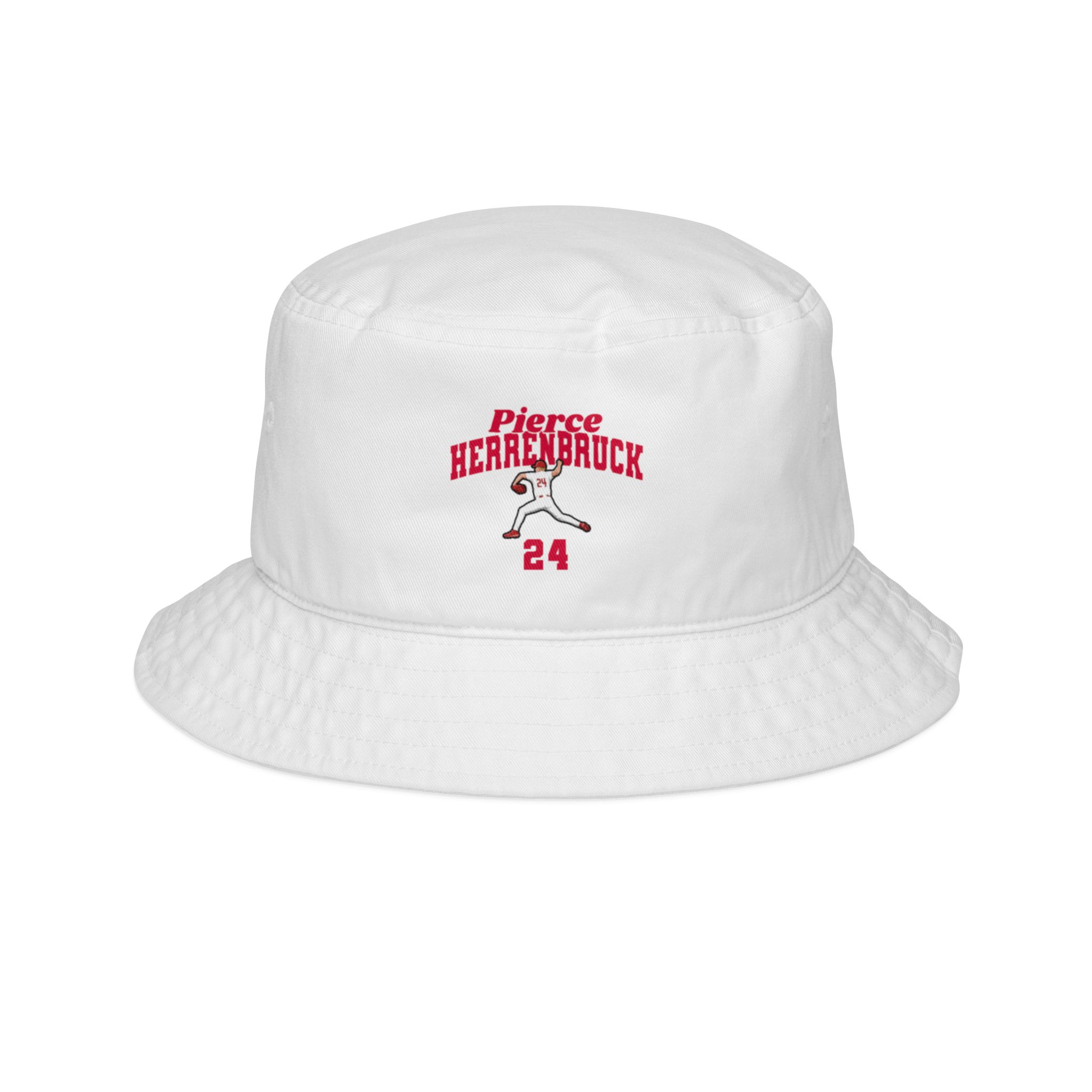 Bucket Hat — character_signature_arch in White