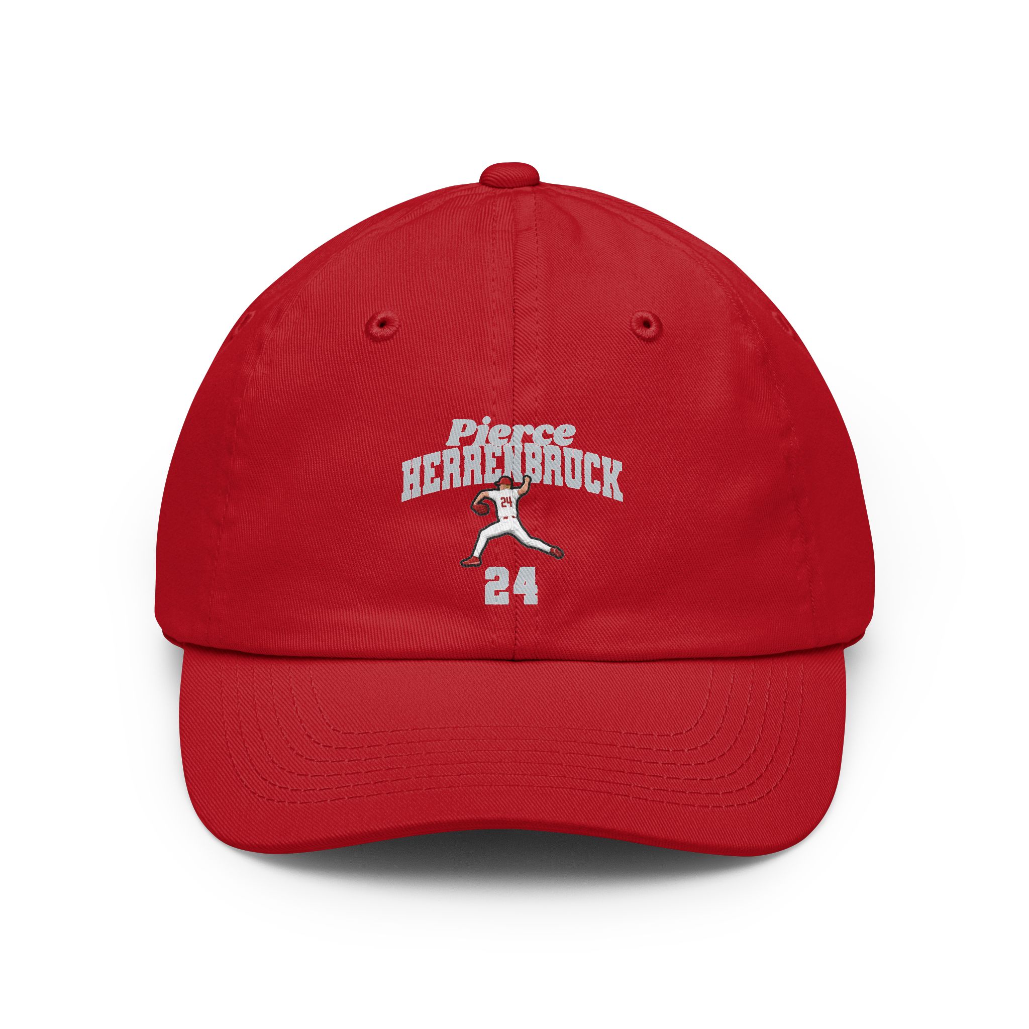 Classic Cap — character_signature_arch in Red