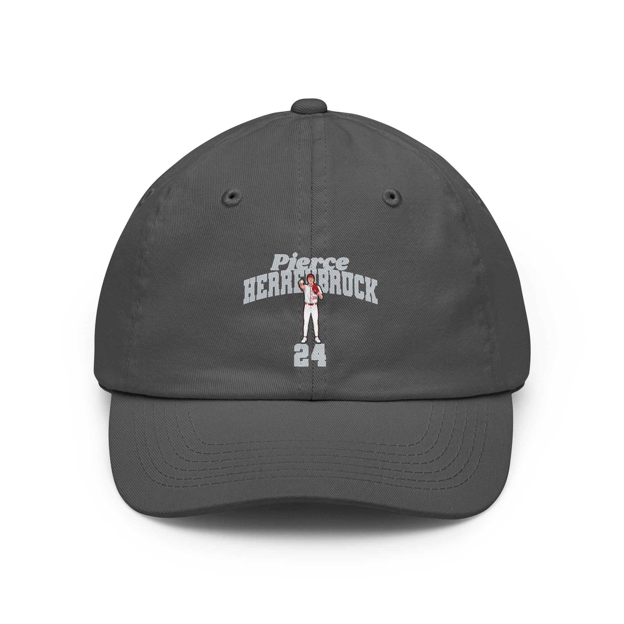 Classic Cap — character_signature_arch in Grey