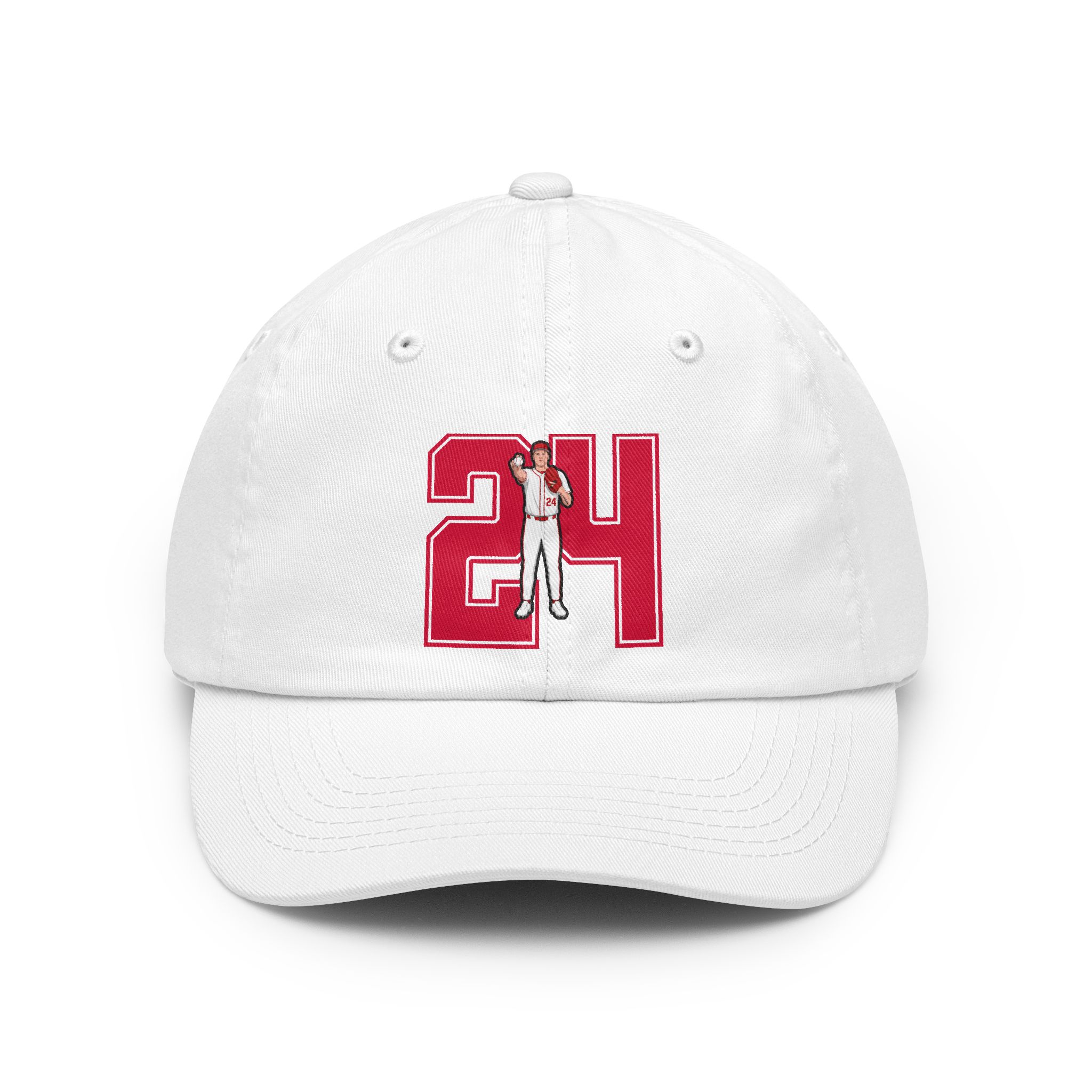 Classic Cap — character_number in White