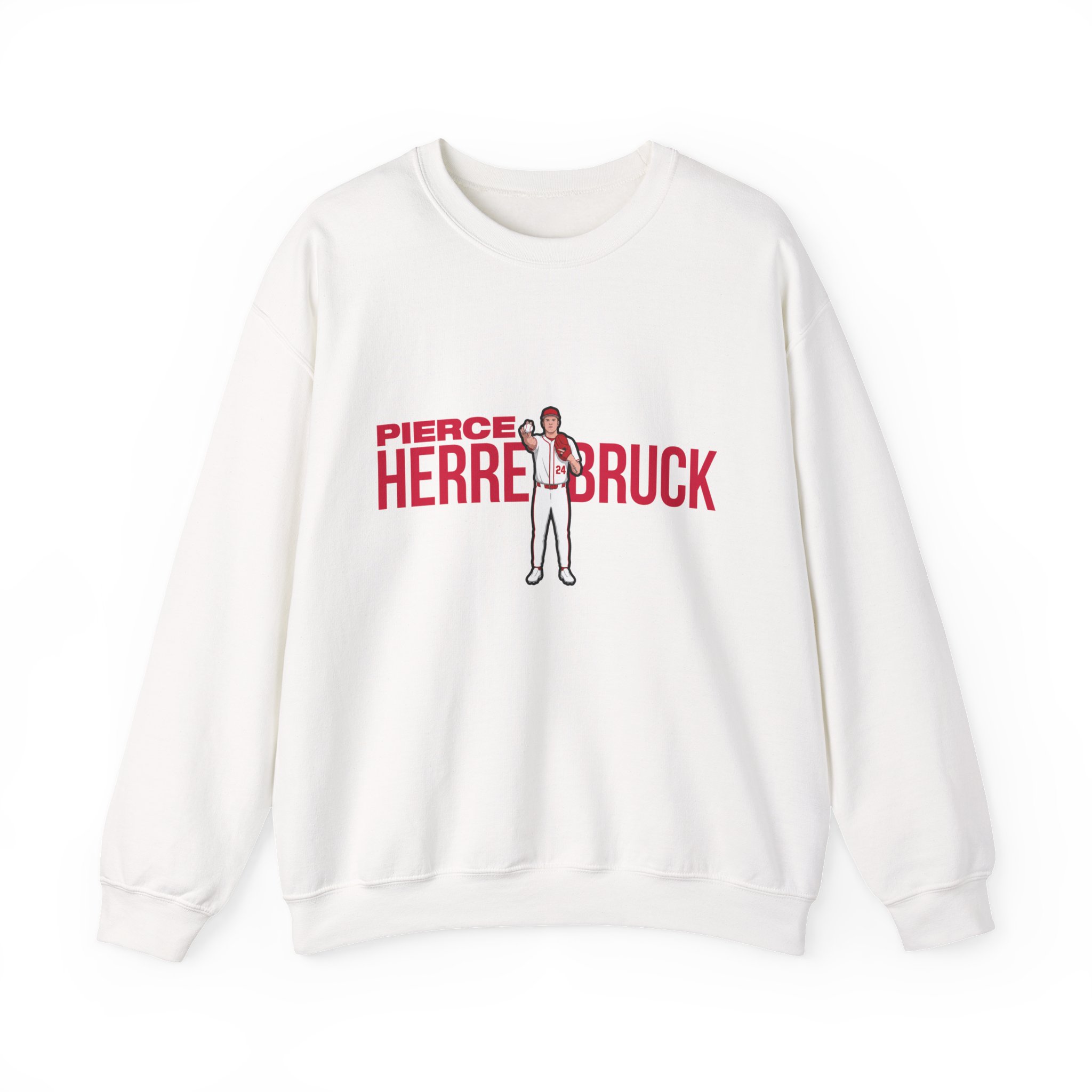Crewneck Sweatshirt — character_player_name in White