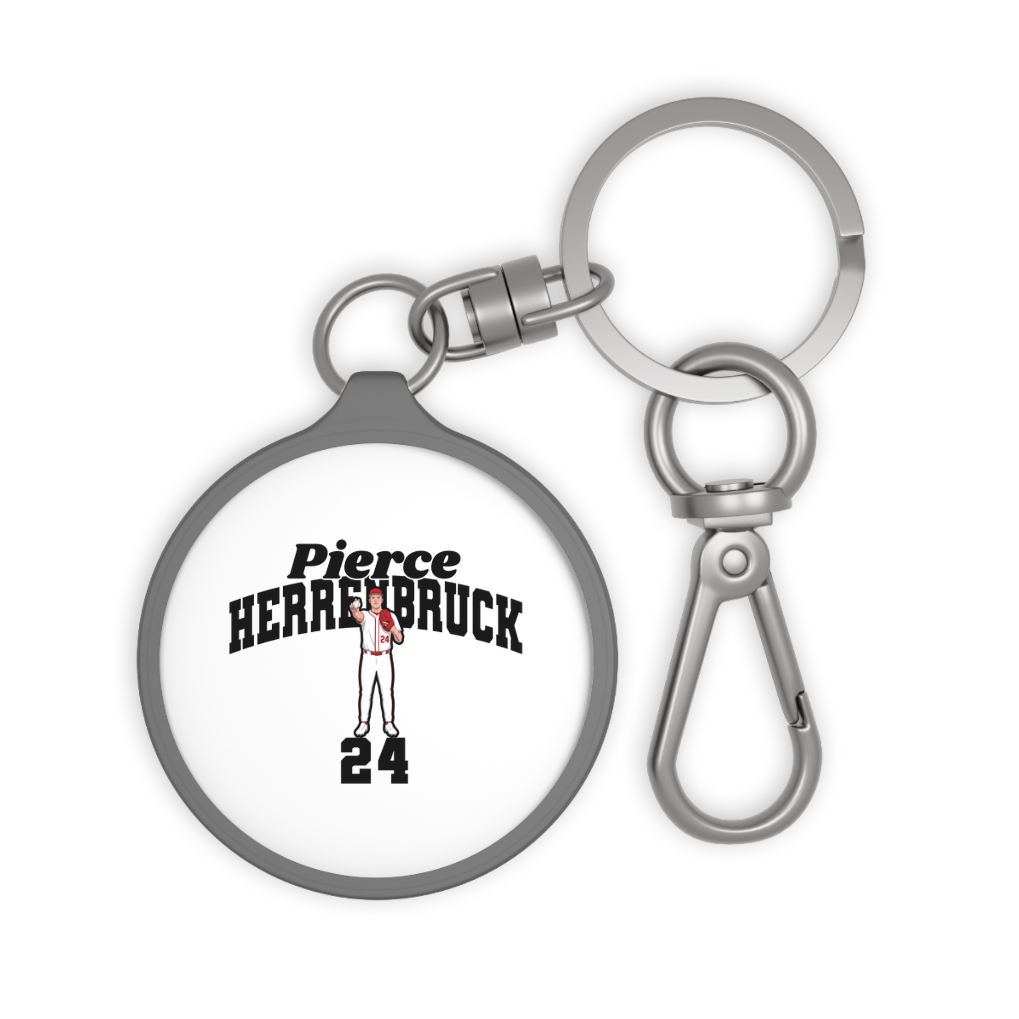 Keychain — character_signature_arch in Grey