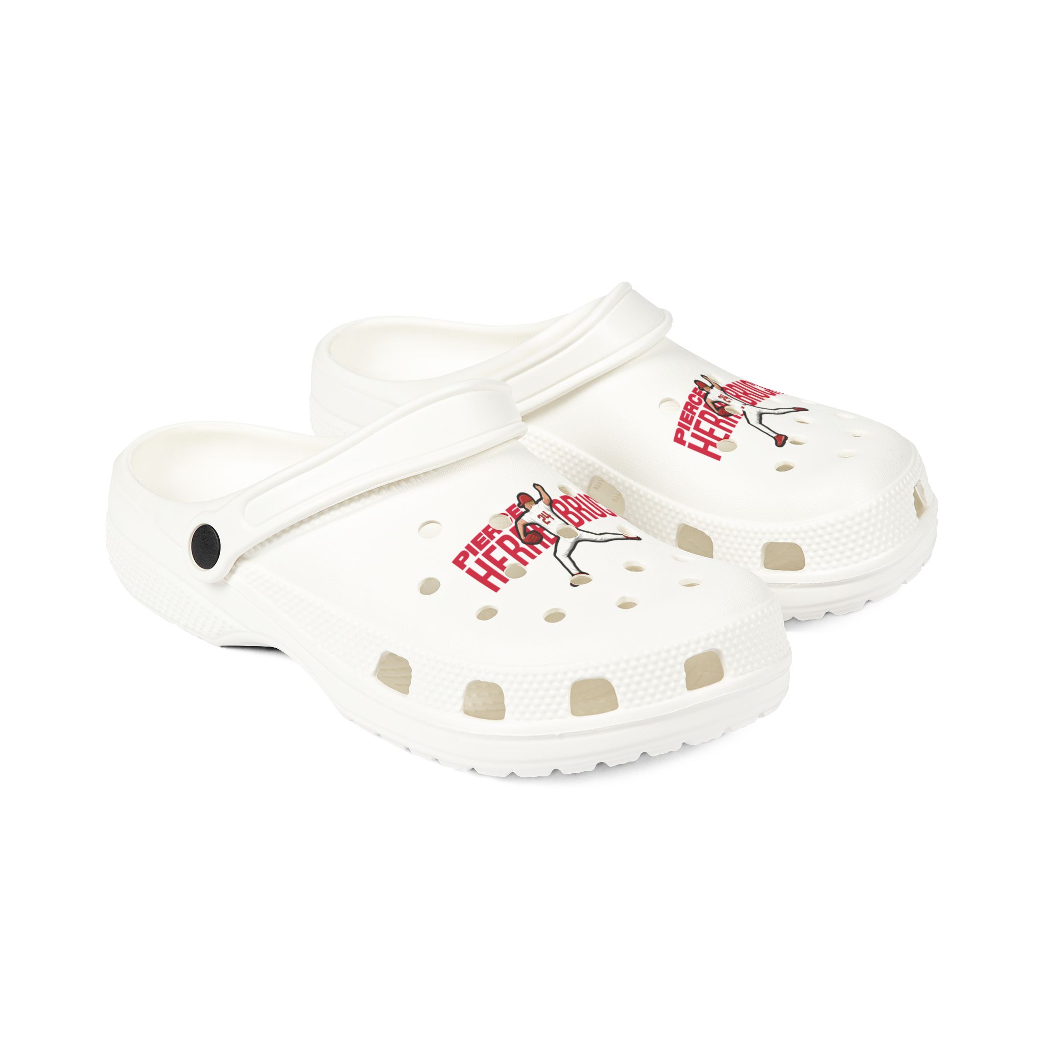 Rubber Clogs — character_player_name in White