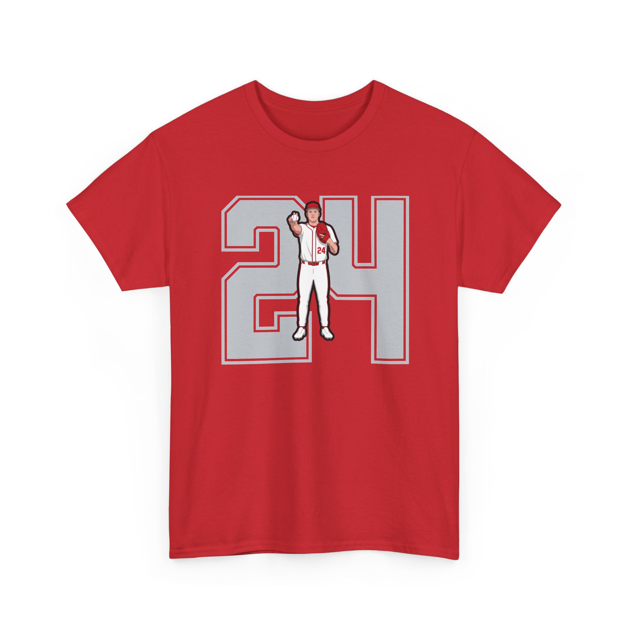 Tee — character_number in Red