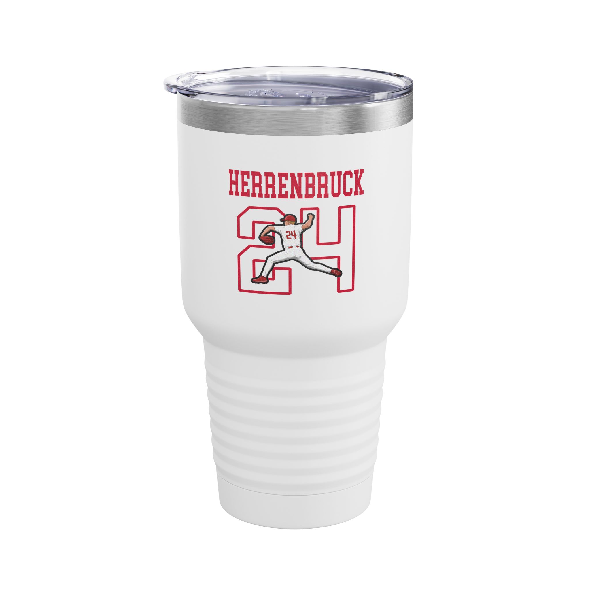 30oz Tumbler — character_shirsey in White