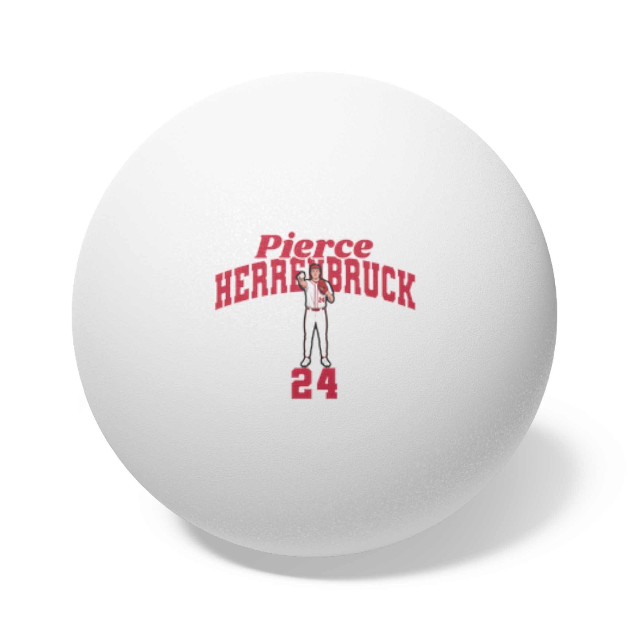 Ping Pong Balls, 6 pcs — character_signature_arch in White