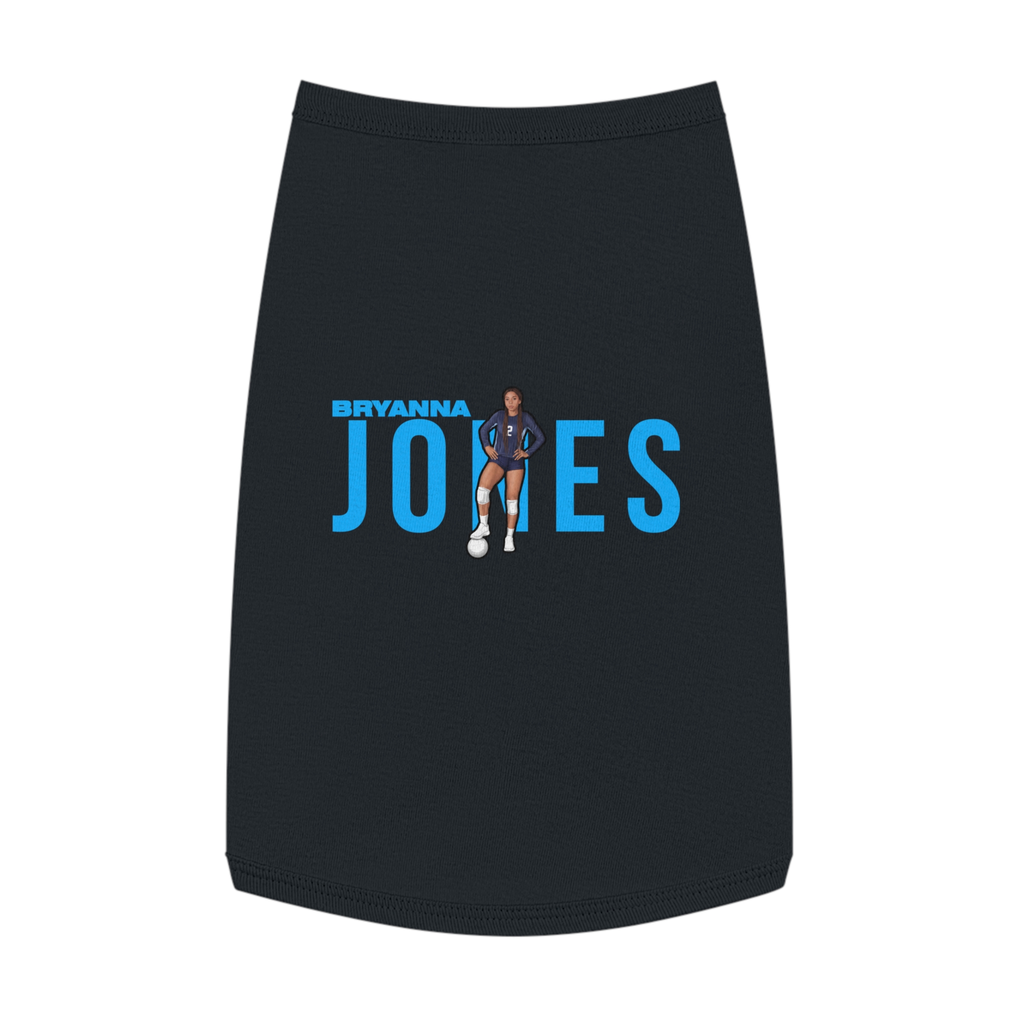 Pet Tank Top — character_player_name in White