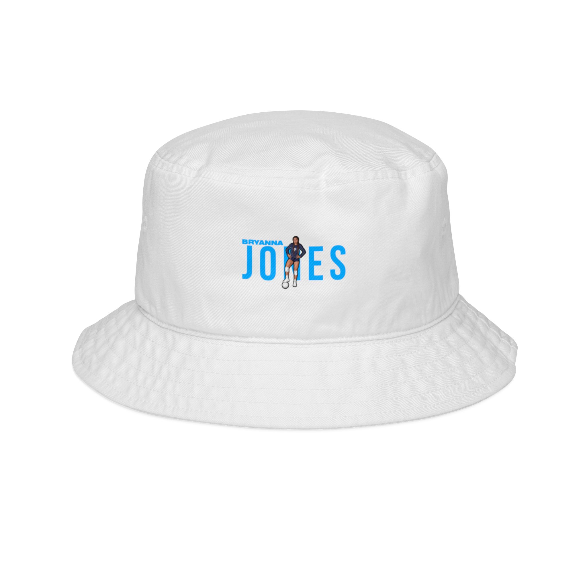 Bucket Hat — character_player_name in White