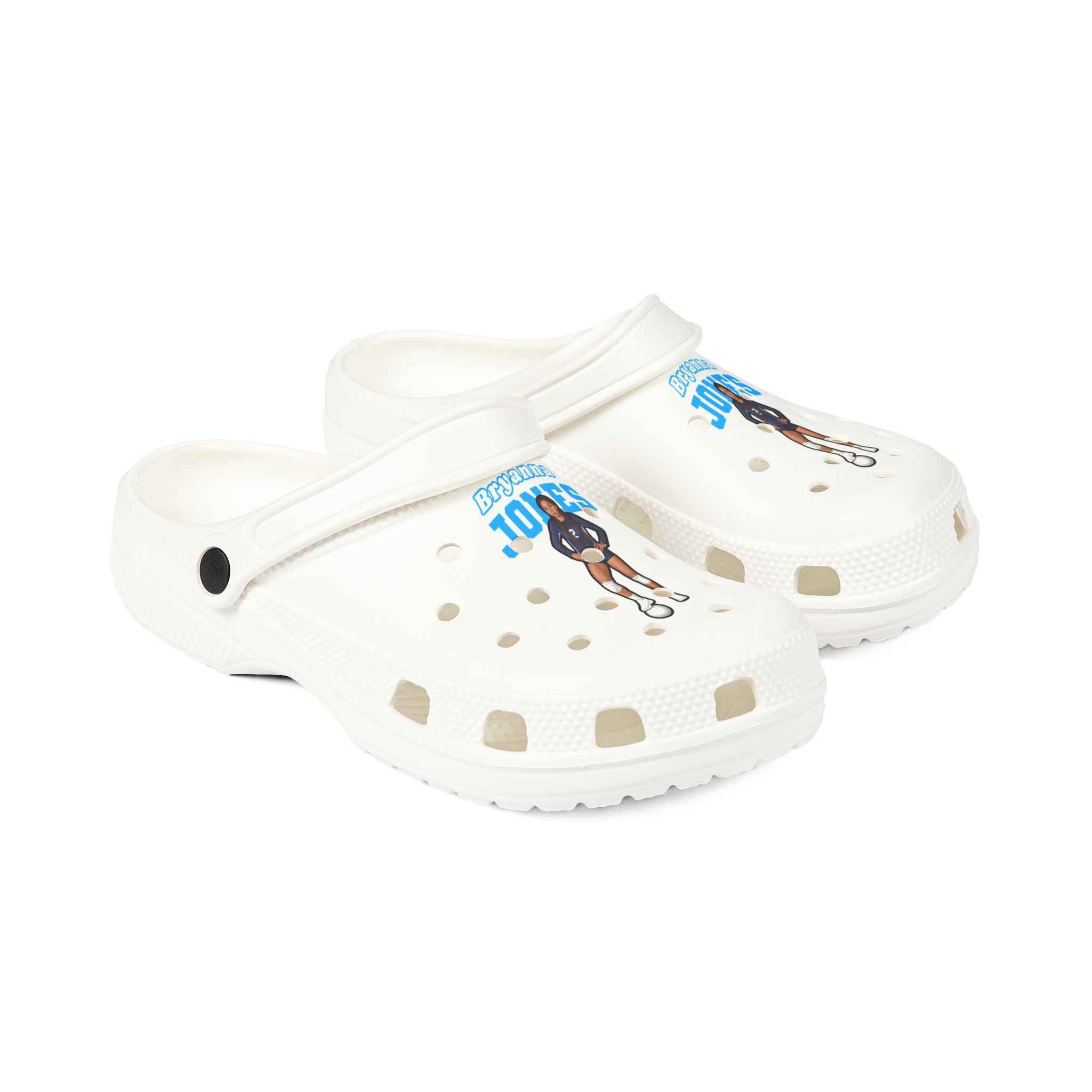 Rubber Clogs — character_name_arch in White