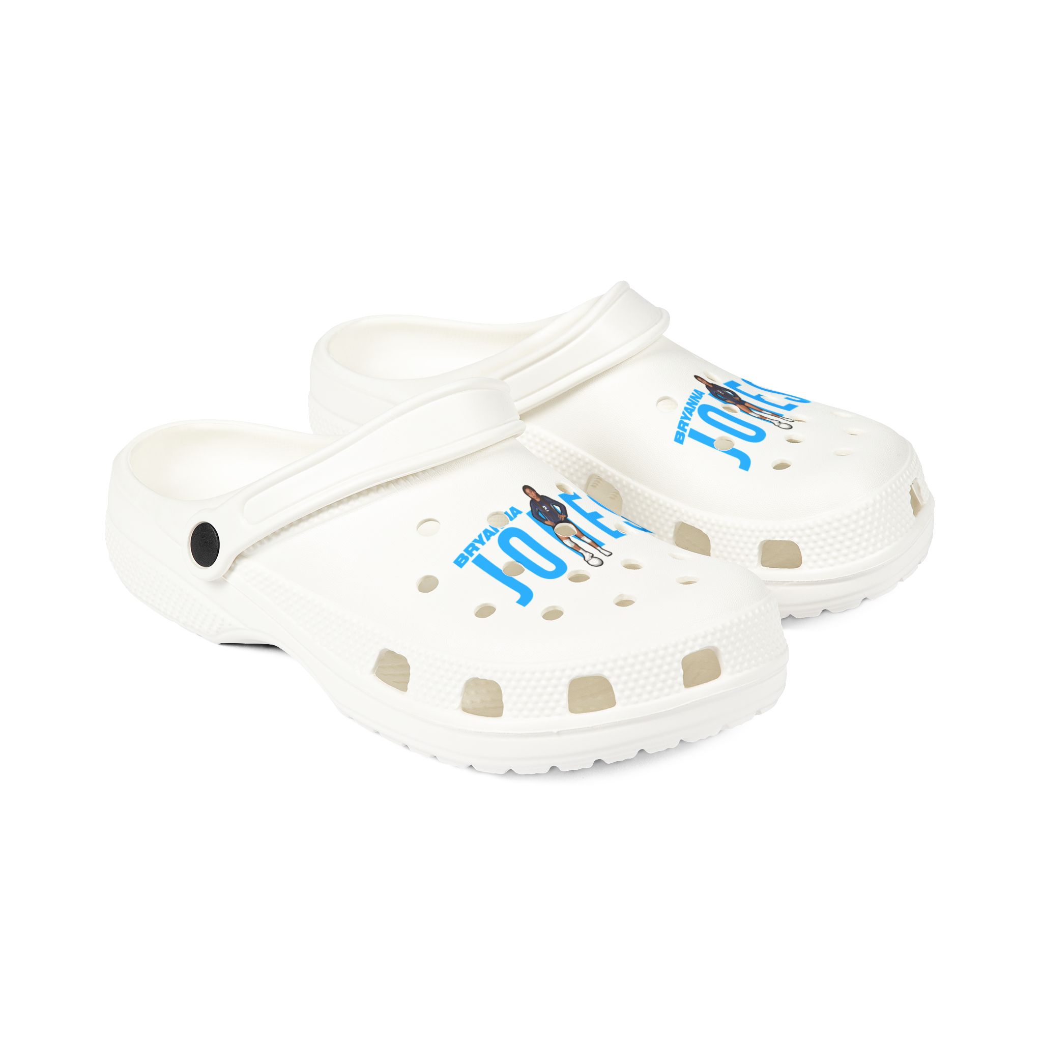 Rubber Clogs — character_player_name in White