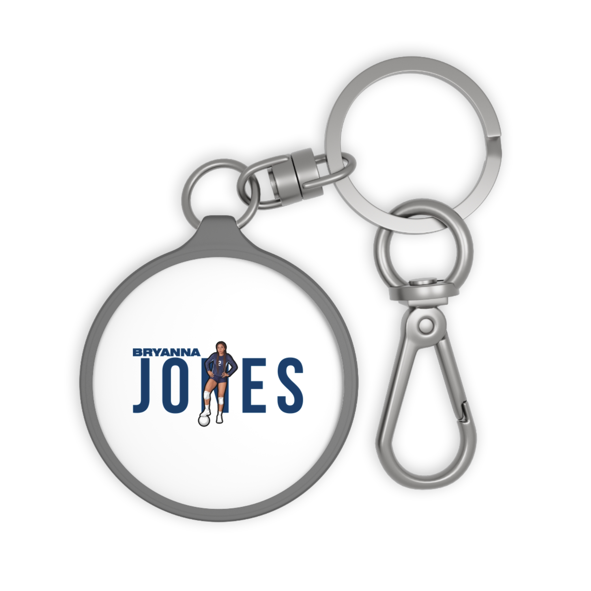 Keychain — character_player_name in Grey