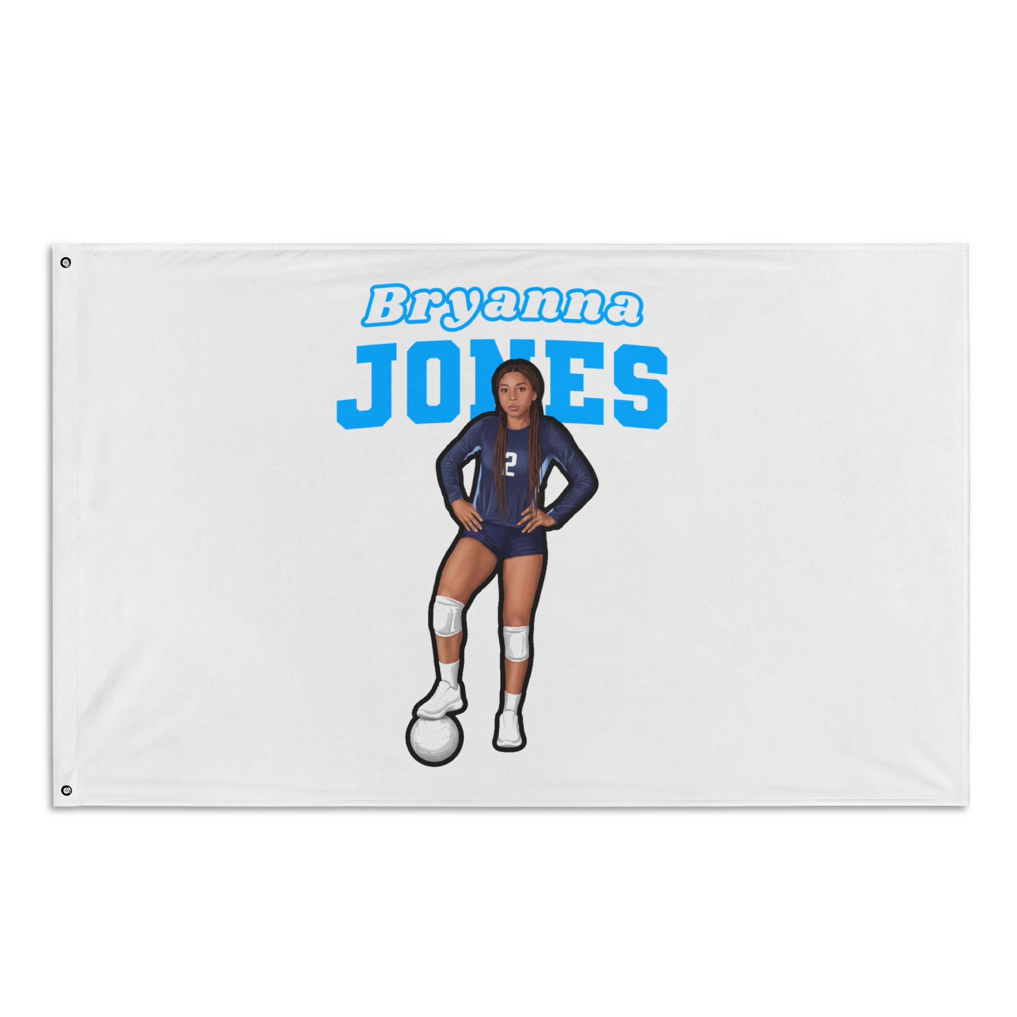 Flag (35 × 56 in) — character_name_arch in Classic
