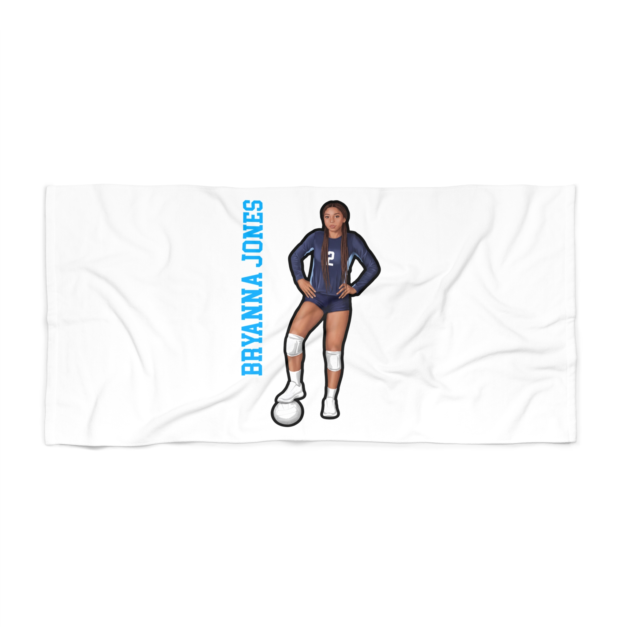 Beach Towel — character_name_vertical in Classic