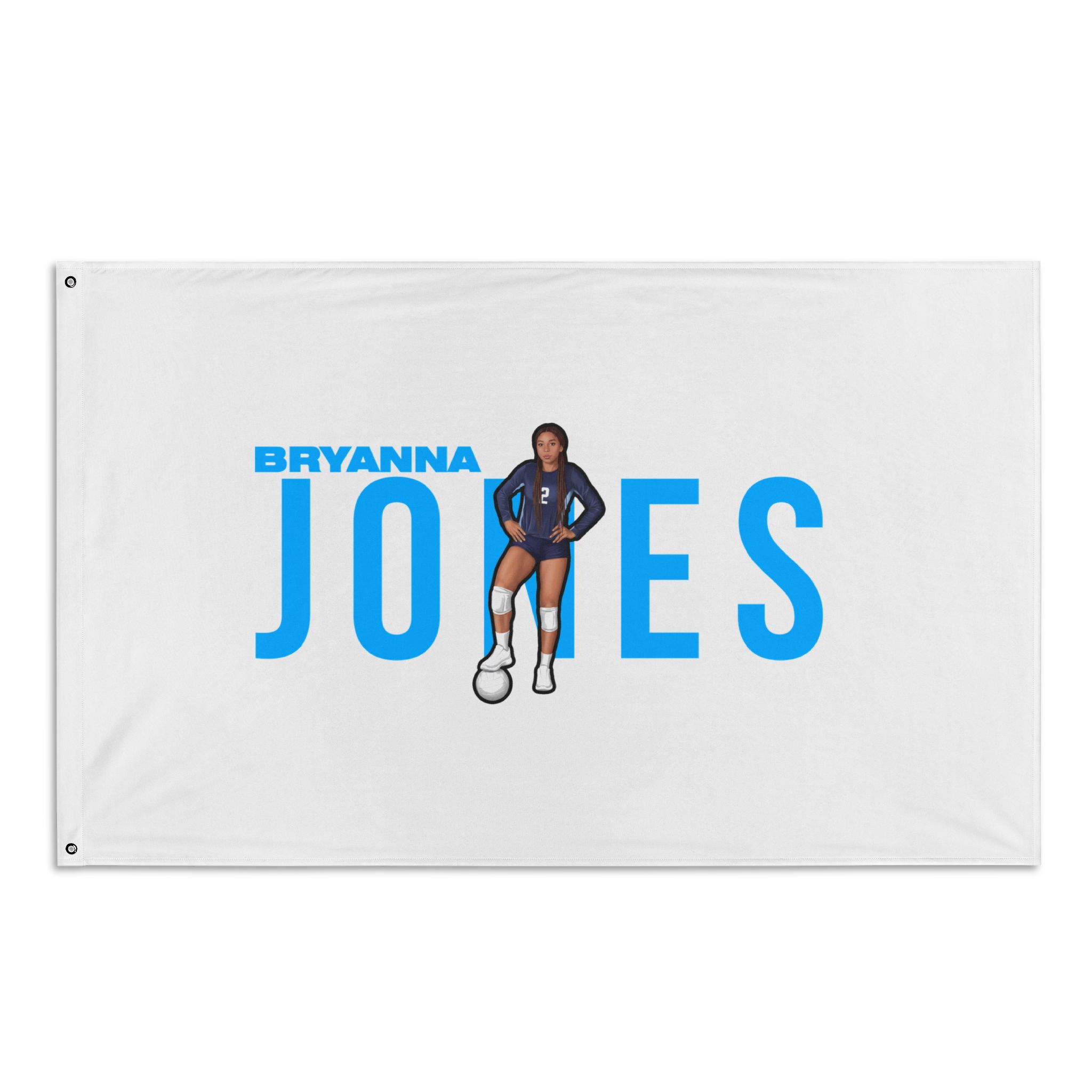 Flag (35 × 56 in) — character_player_name in Classic