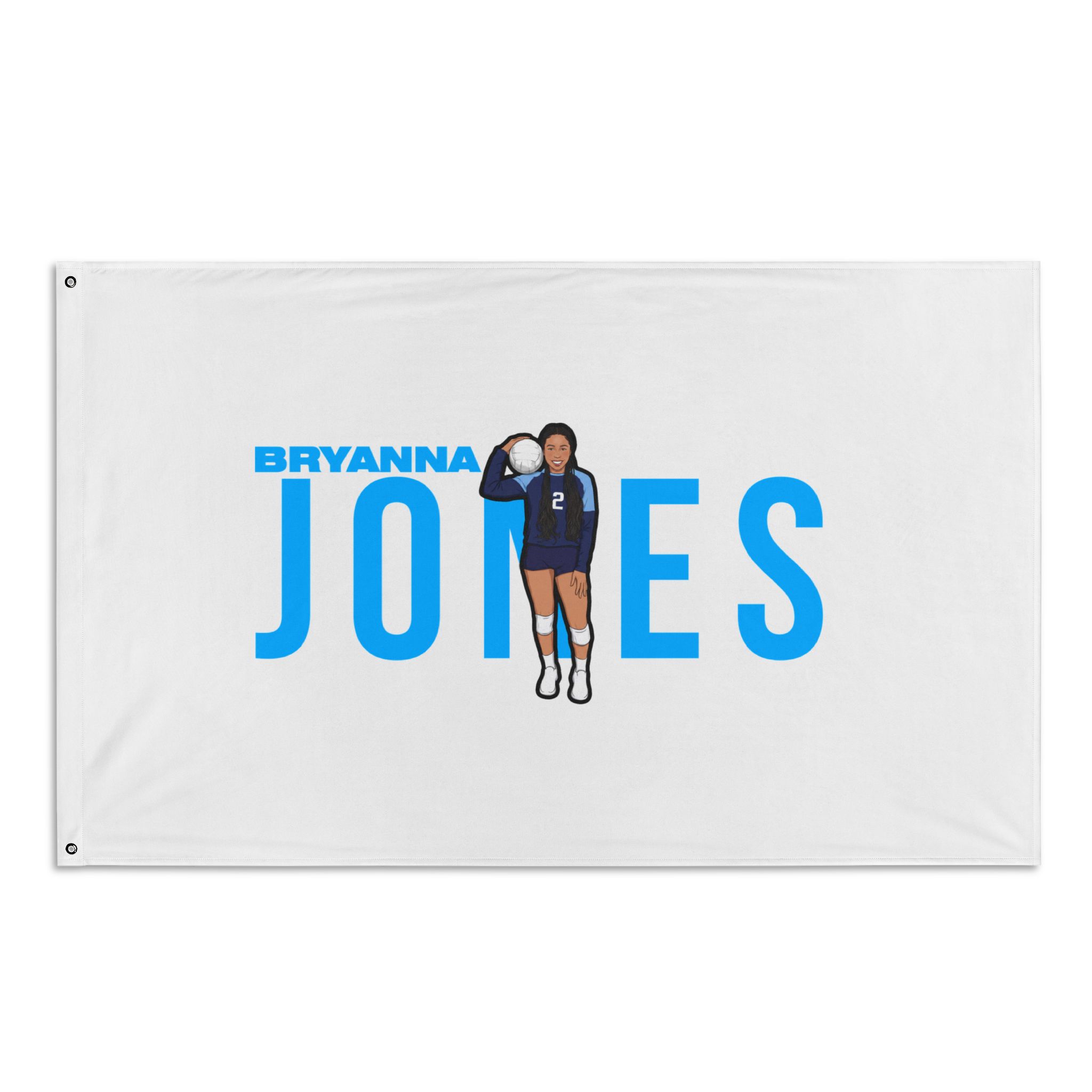 Flag (35 × 56 in) — character_player_name in Classic