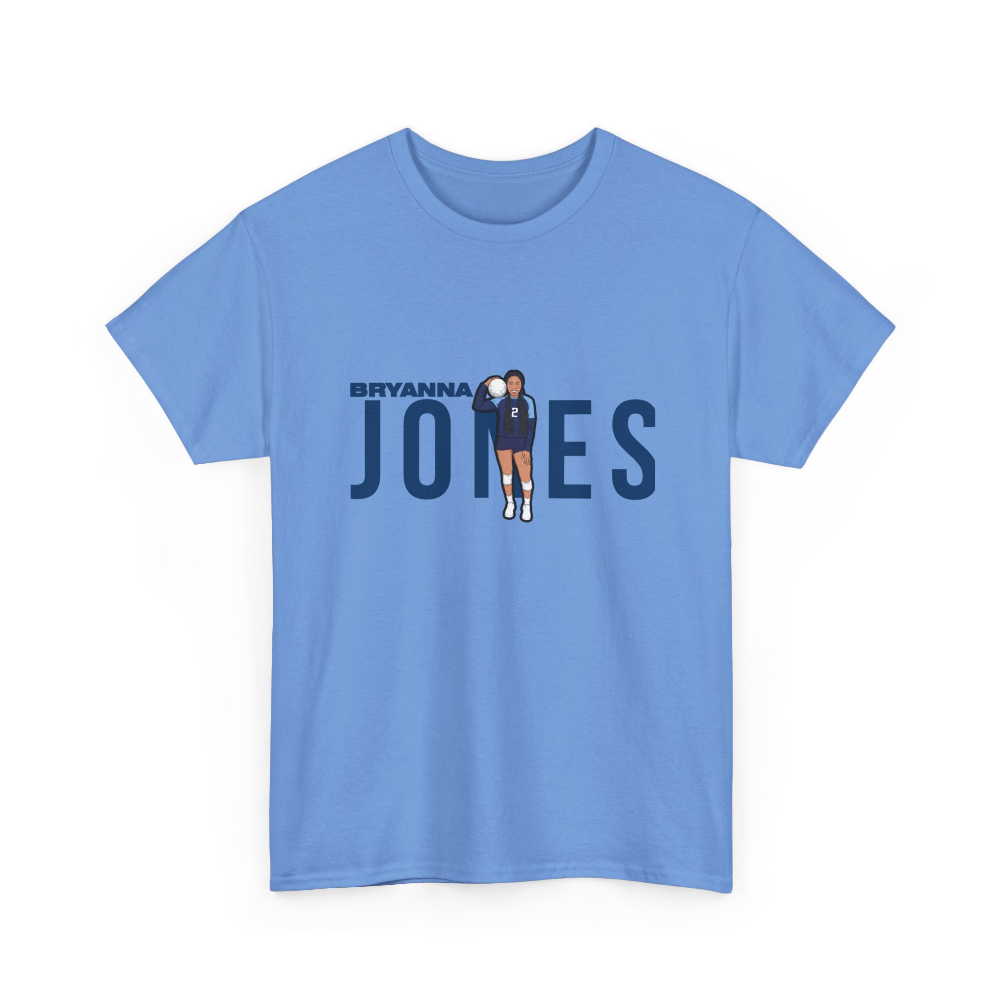 Tee — character_player_name in Blue