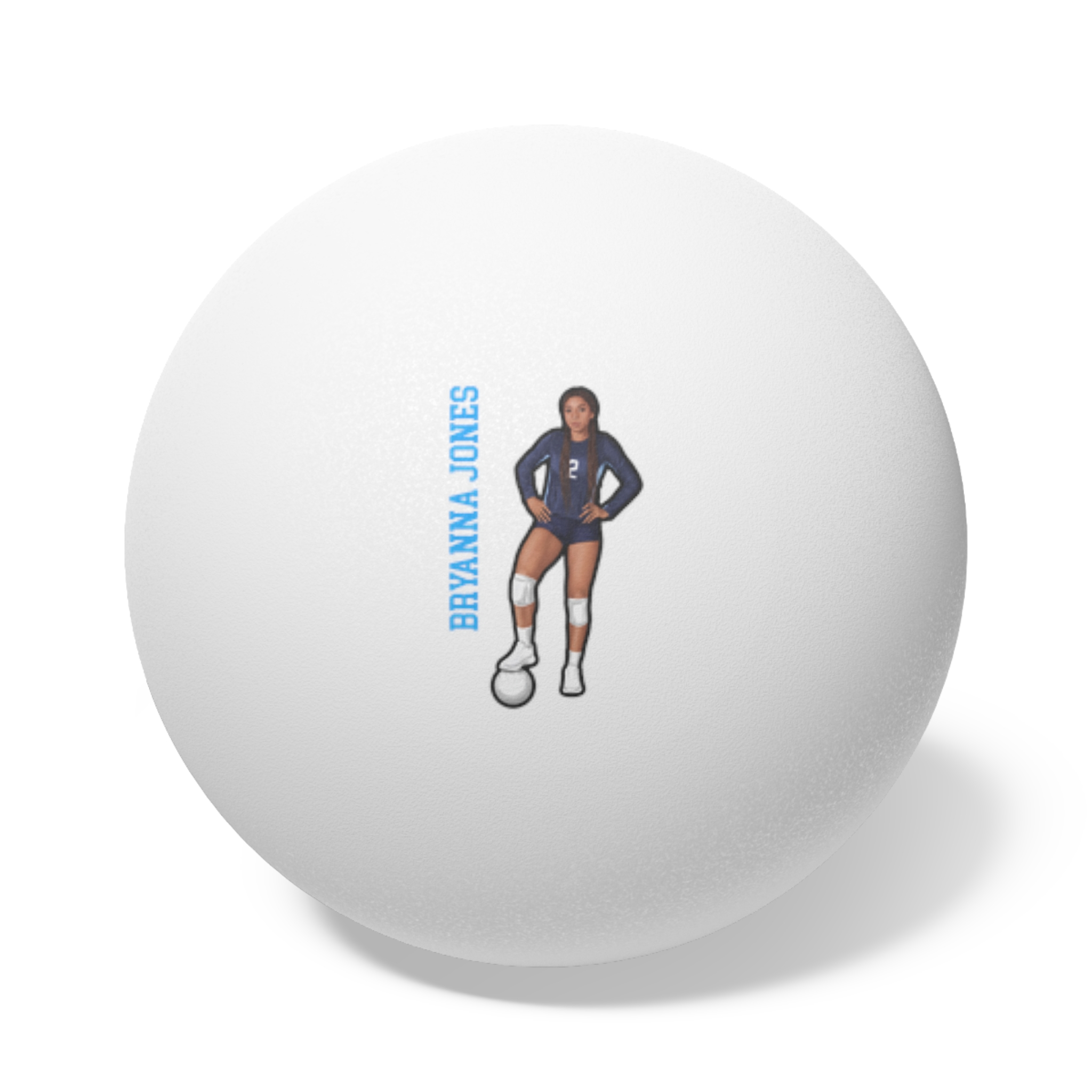 Ping Pong Balls, 6 pcs — character_name_vertical in White