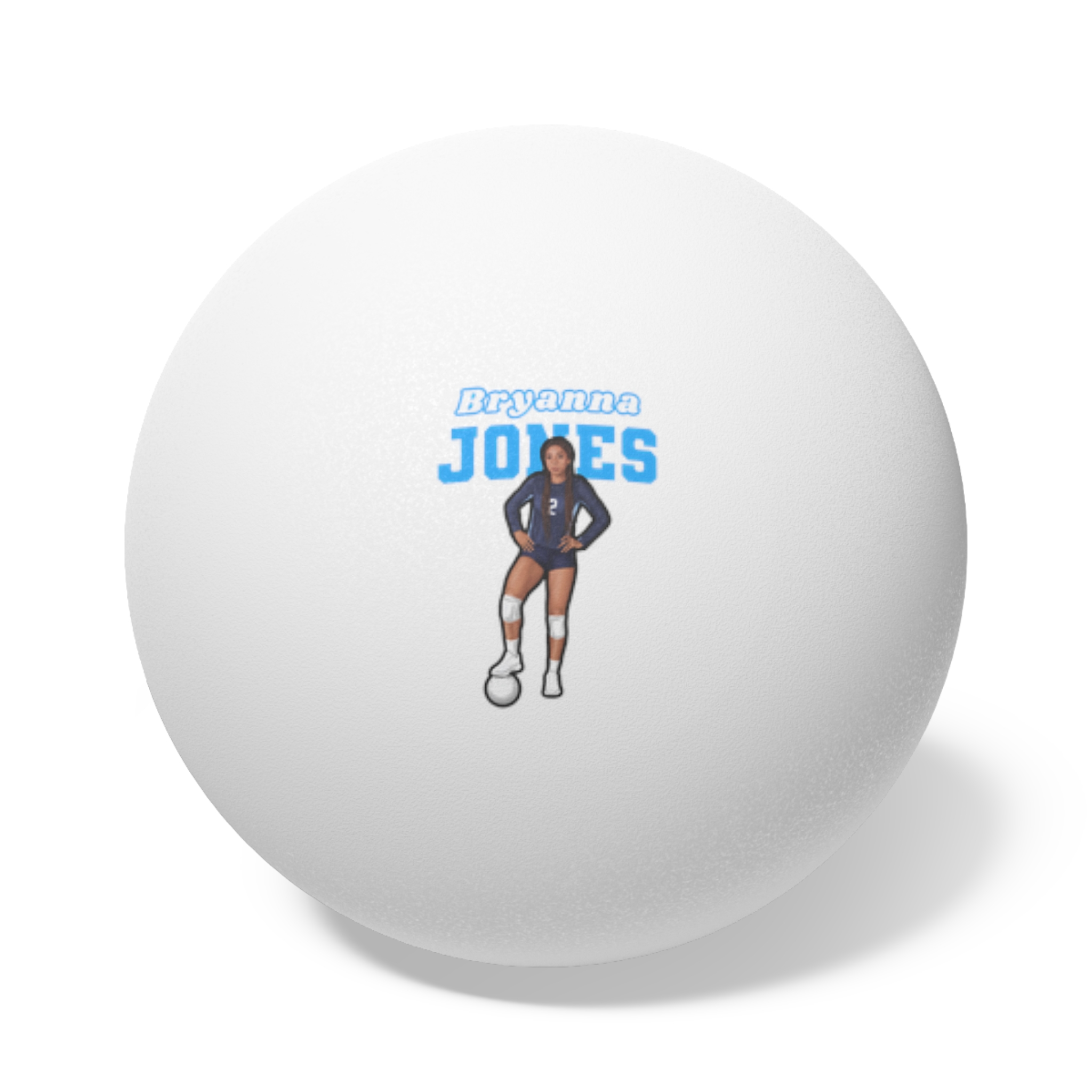 Ping Pong Balls, 6 pcs — character_name_arch in White