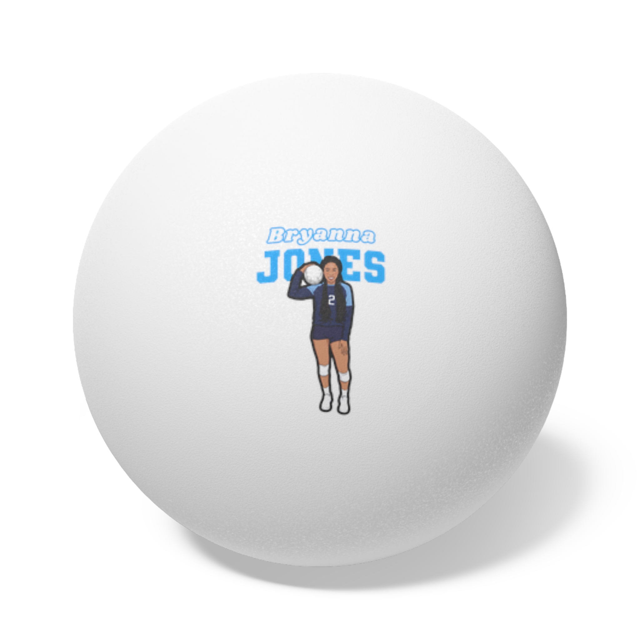 Ping Pong Balls, 6 pcs — character_name_arch in White