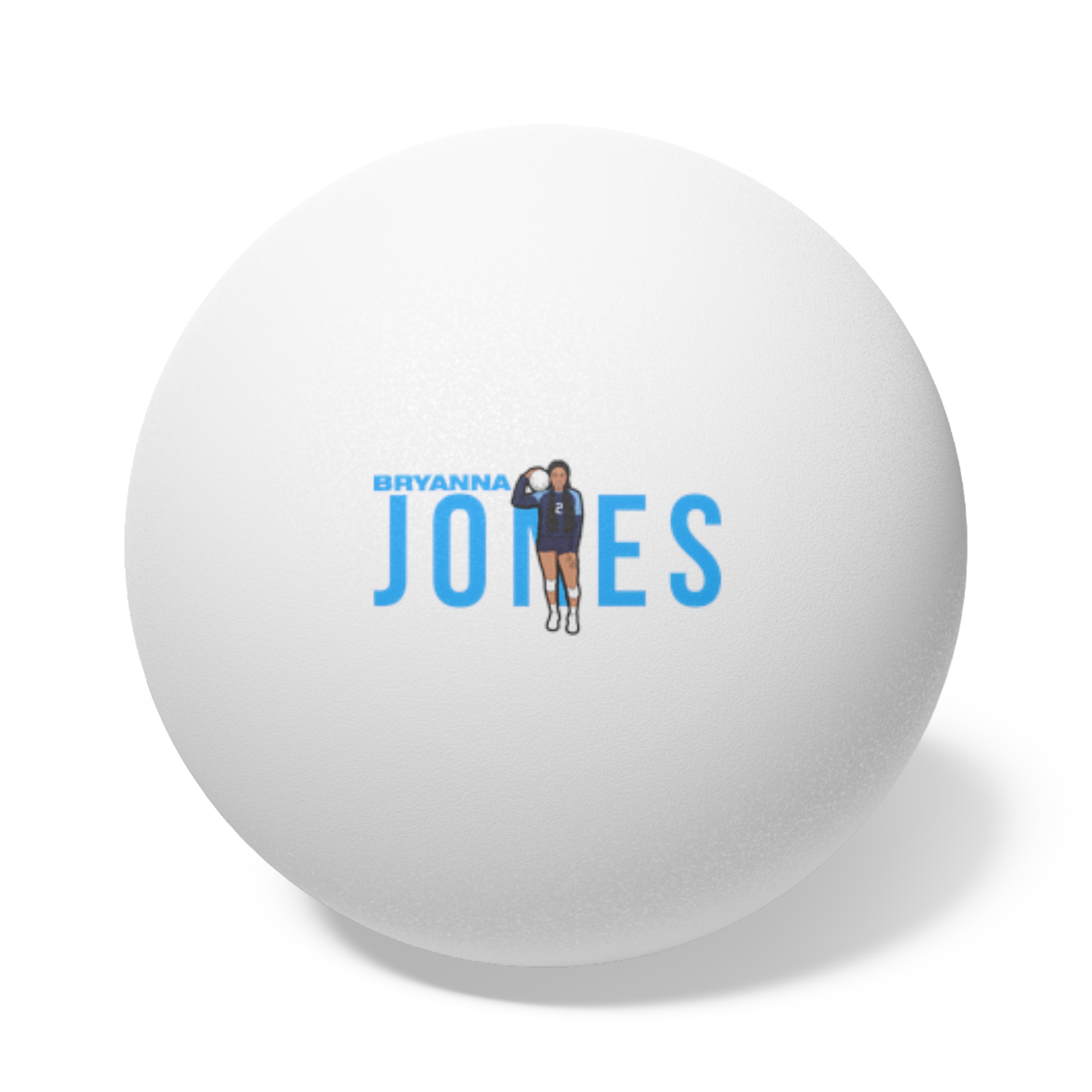 Ping Pong Balls, 6 pcs — character_player_name in White