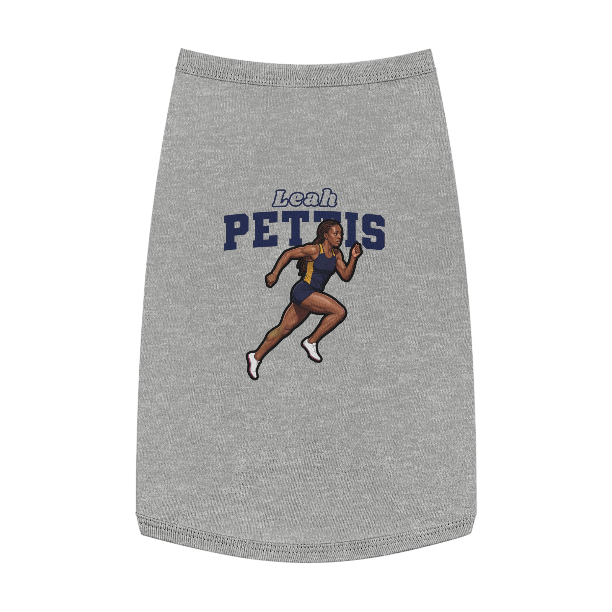 Pet Tank Top — character_name_arch in White