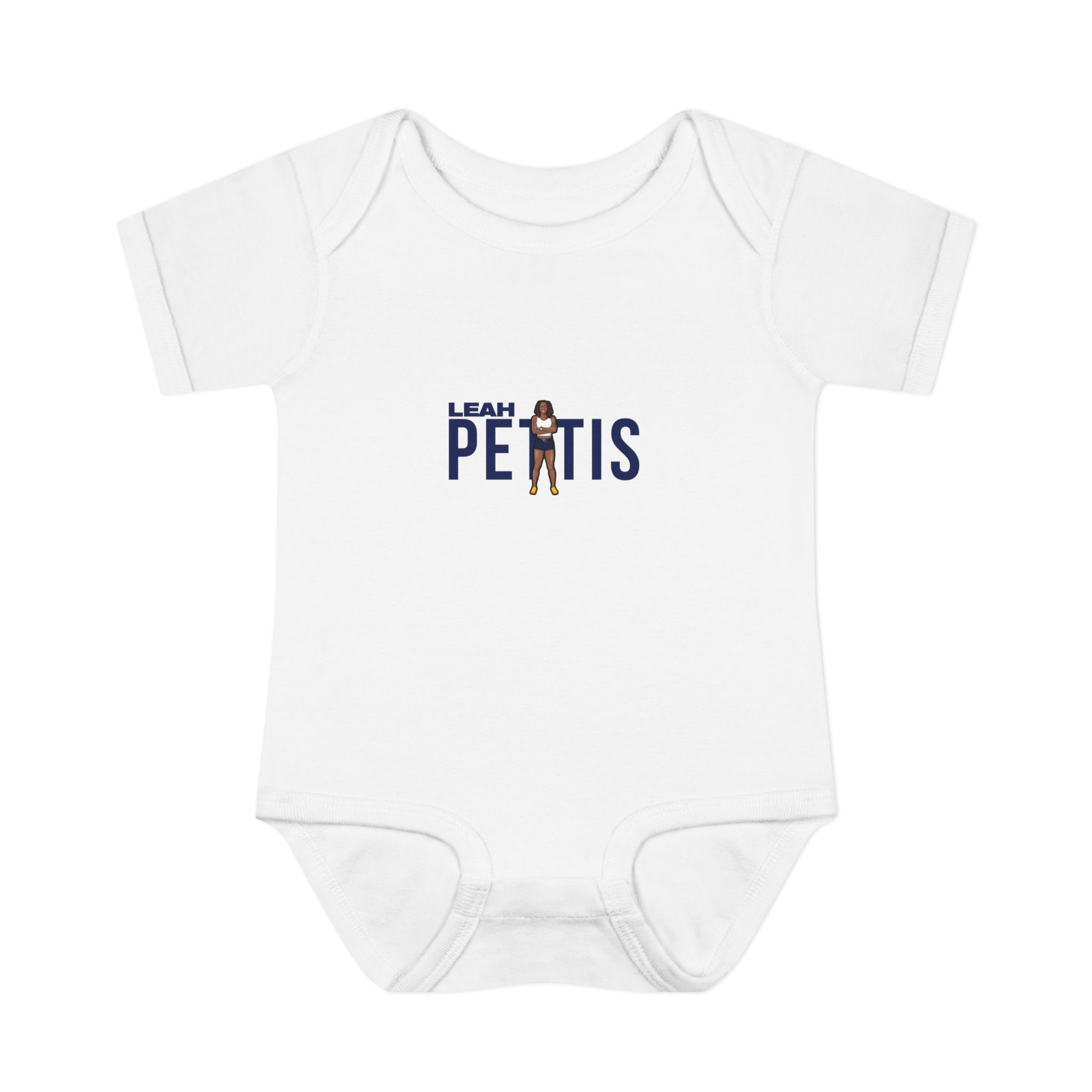 Baby Onesie — character_player_name in White