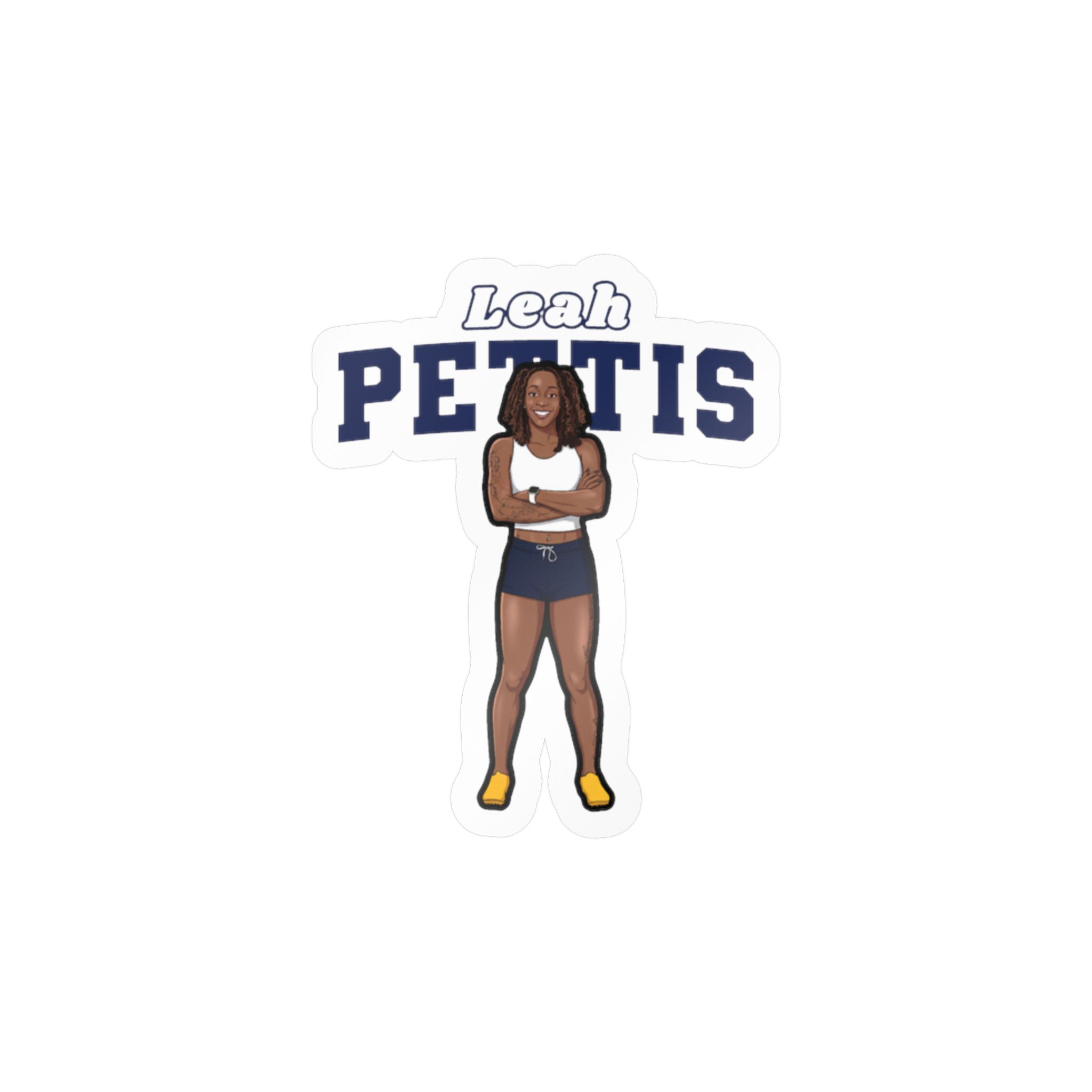 Vinyl Sticker — character_name_arch in Classic
