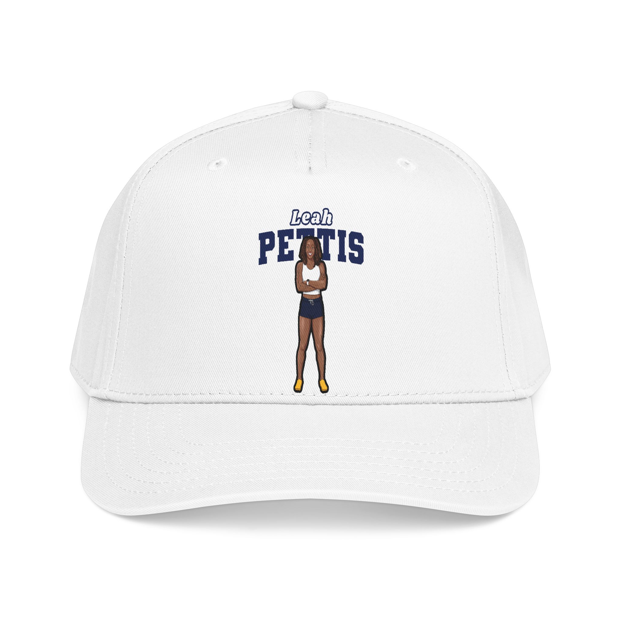 Baseball Cap — character_name_arch in White