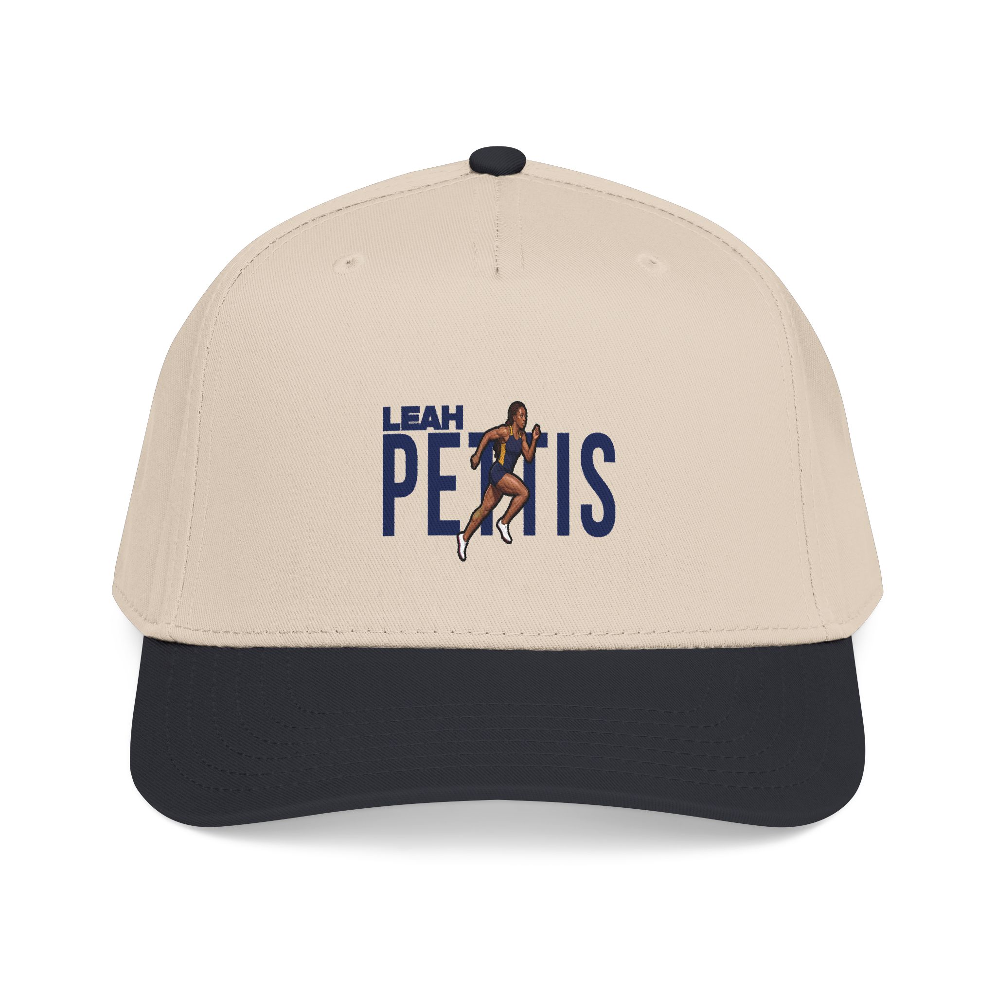 Baseball Cap — character_player_name in Black / Natural