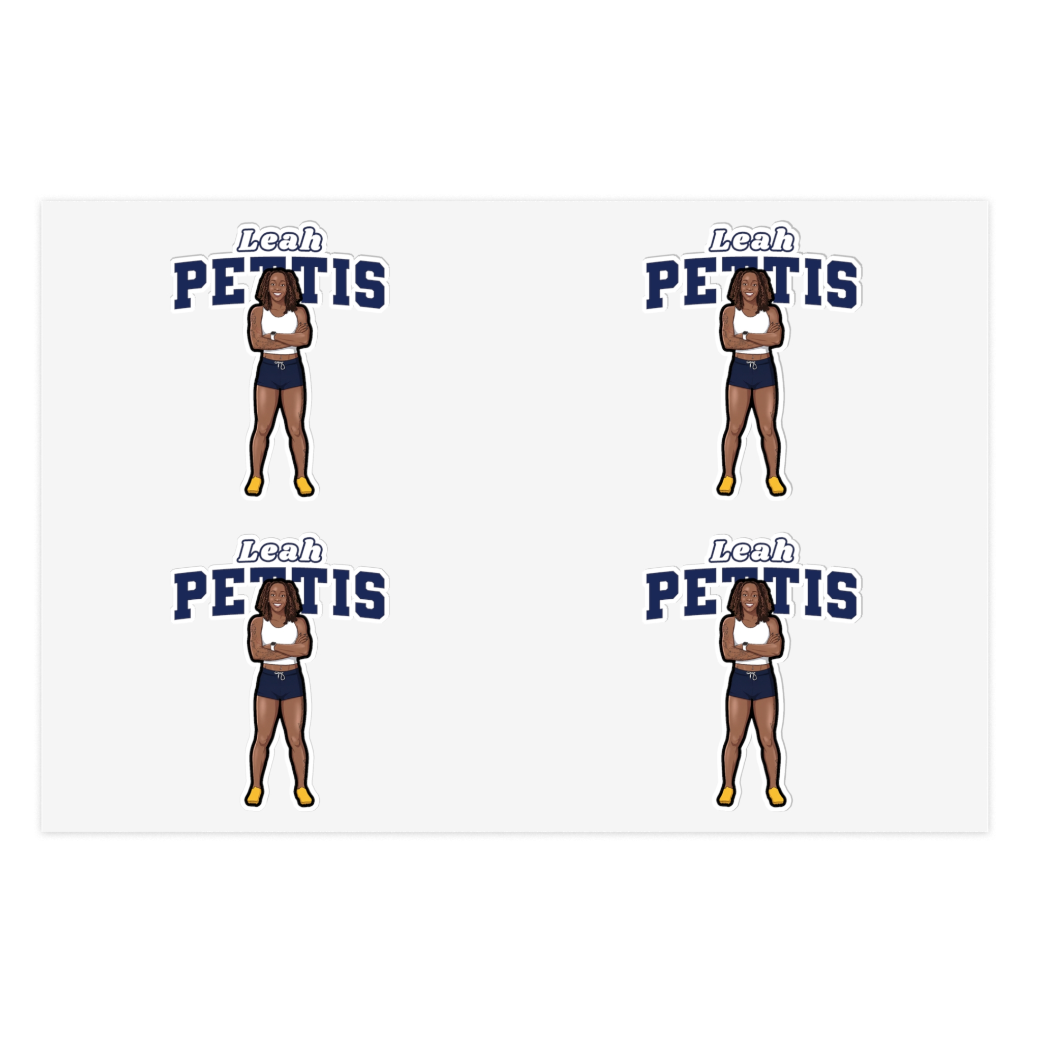 Sticker Sheet — character_name_arch in Classic