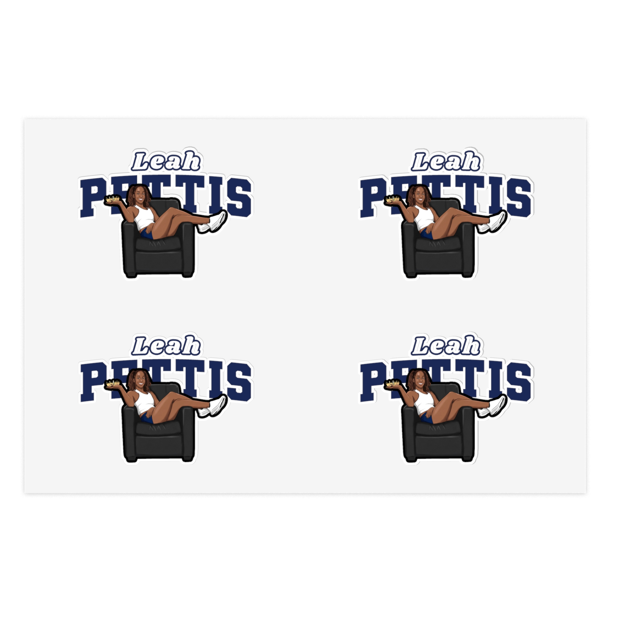 Sticker Sheet — character_name_arch in Classic