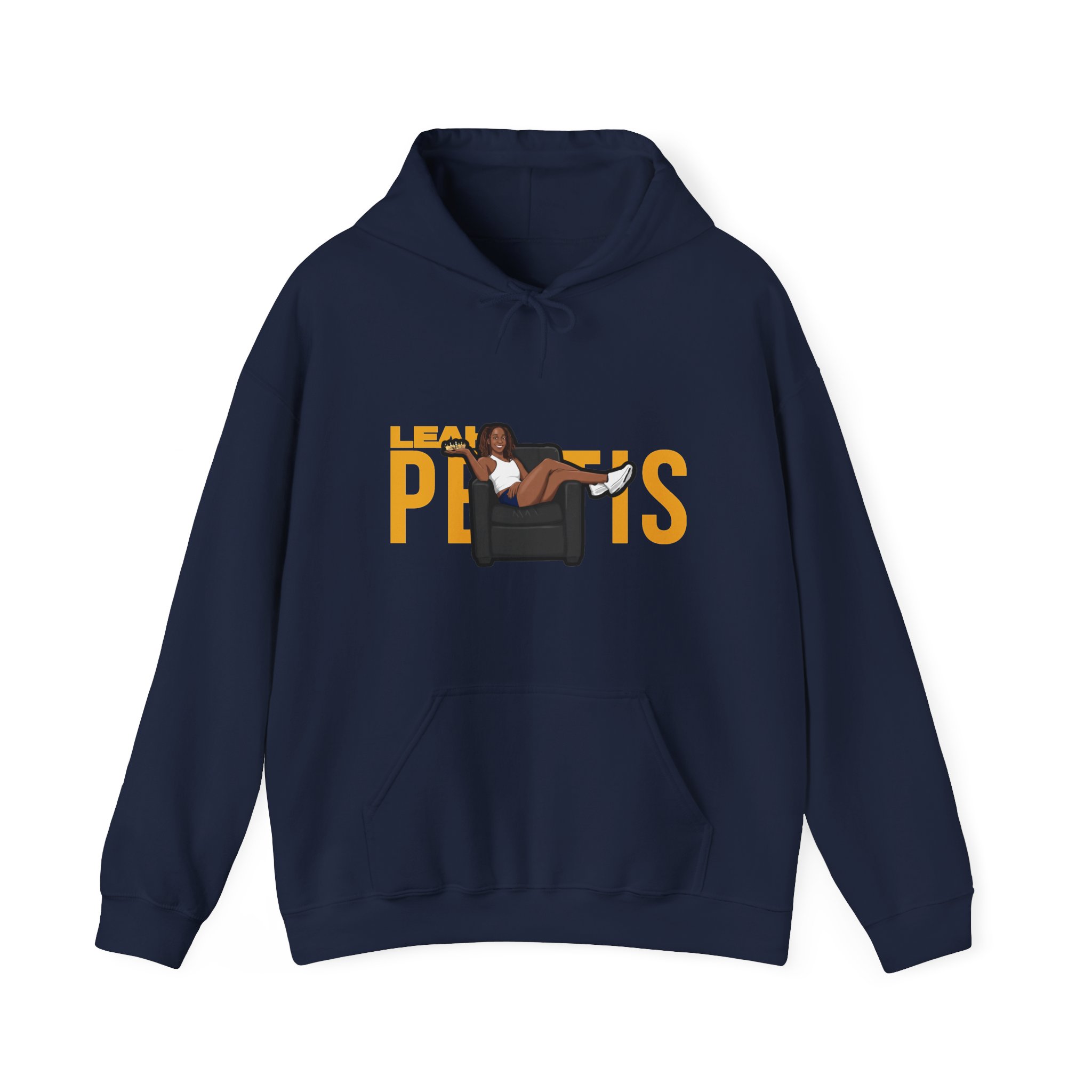 Hoodie — character_player_name in Navy