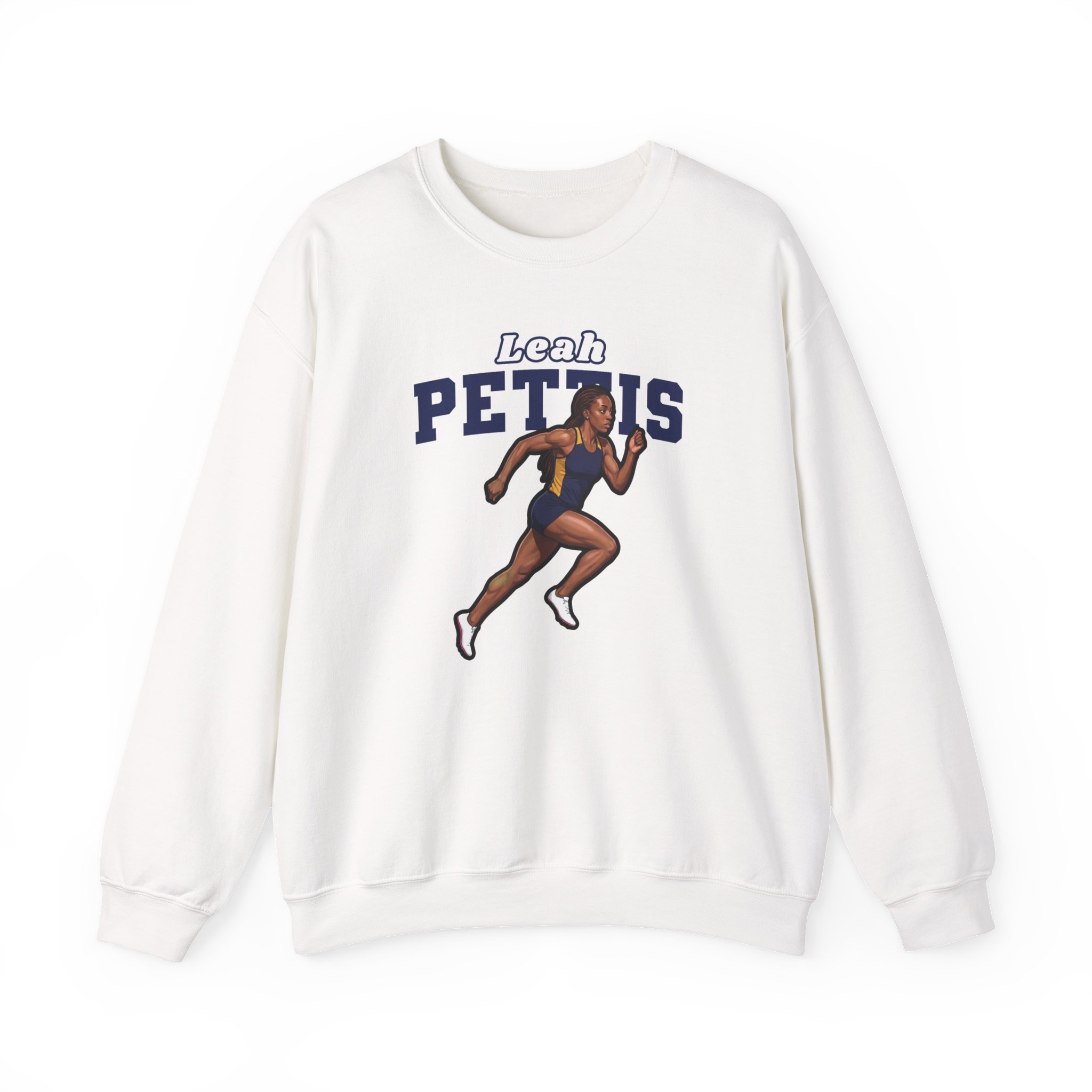 Crewneck Sweatshirt — character_name_arch in White