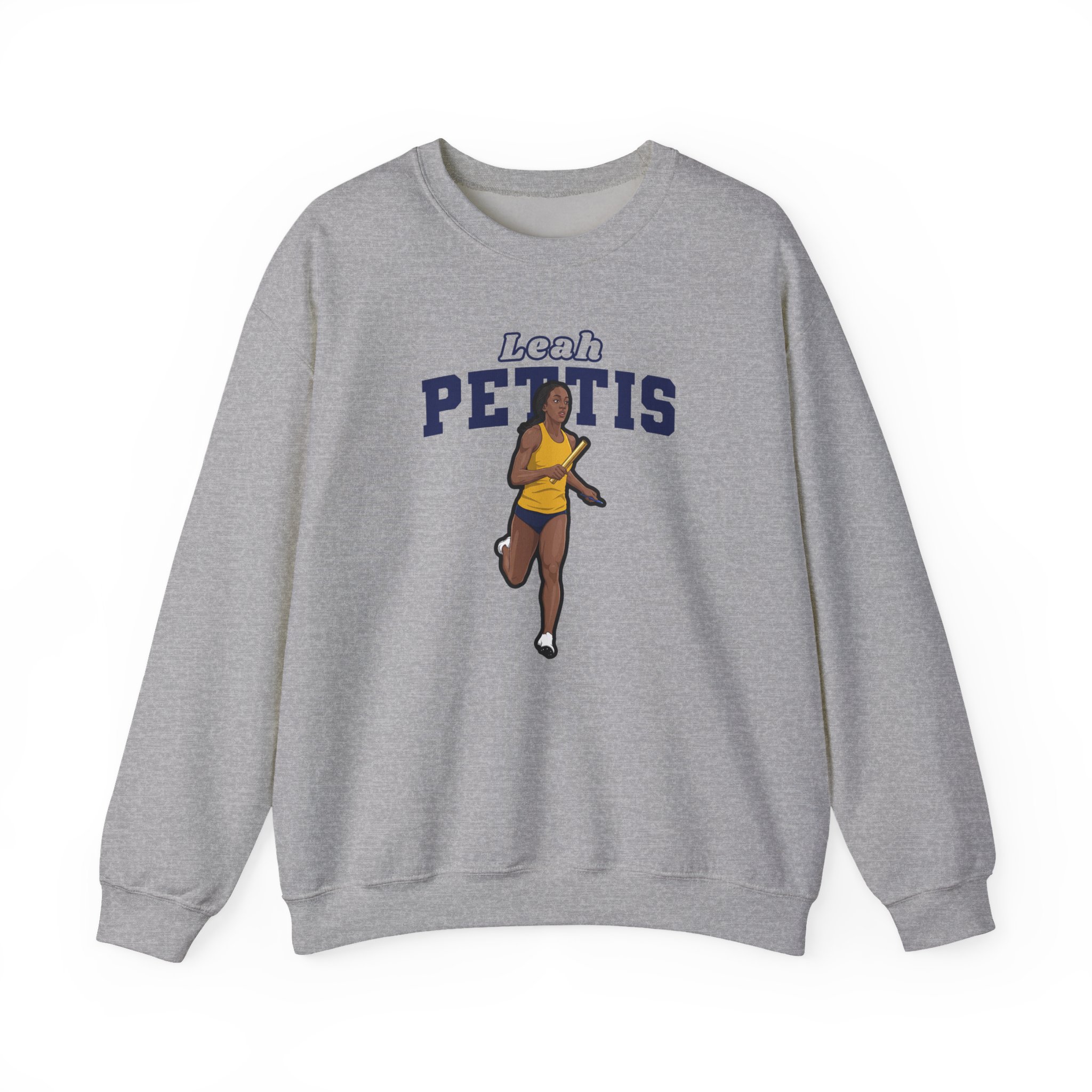Crewneck Sweatshirt — character_name_arch in Grey