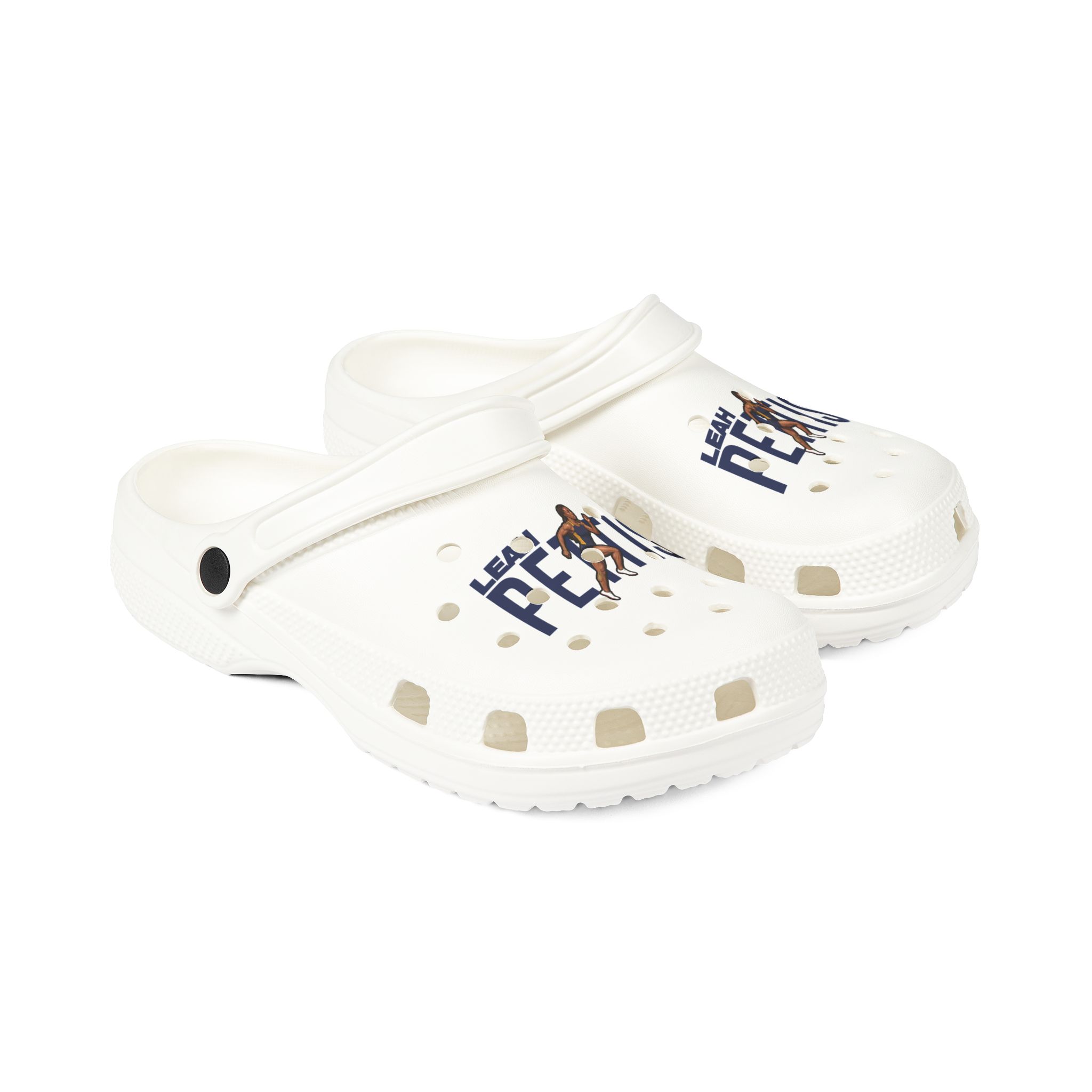 Rubber Clogs — character_player_name in White