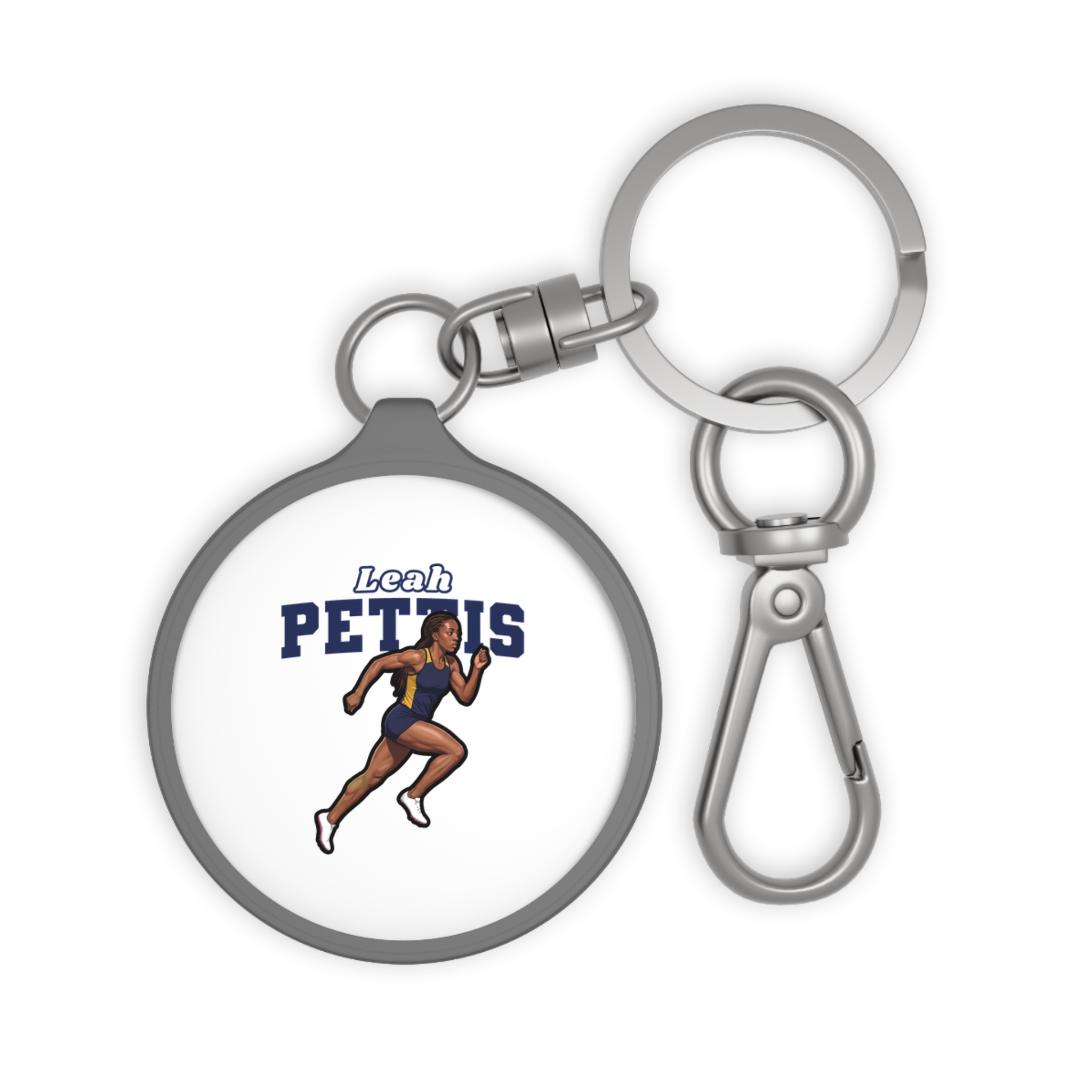 Keychain — character_name_arch in Grey