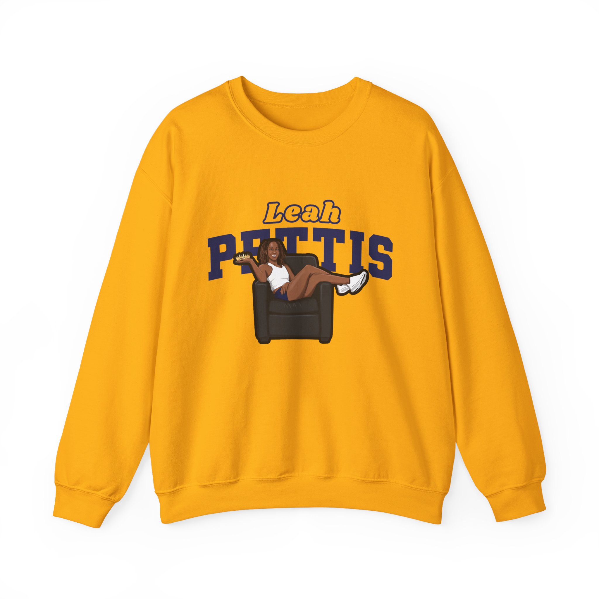 Crewneck Sweatshirt — character_name_arch in Gold