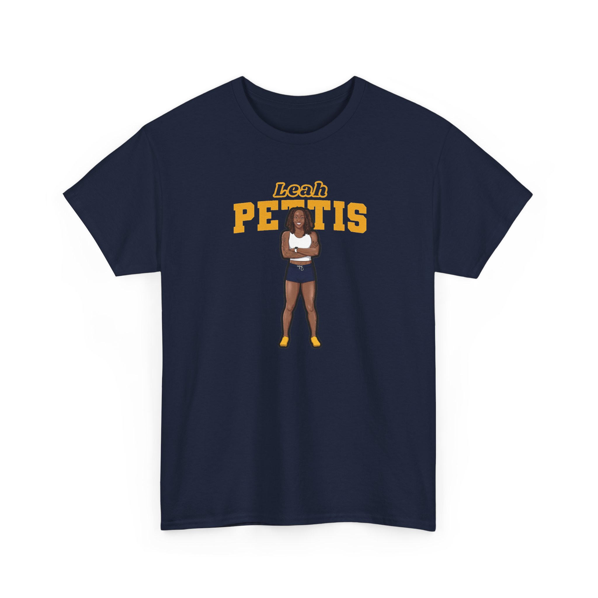 Tee — character_name_arch in Navy