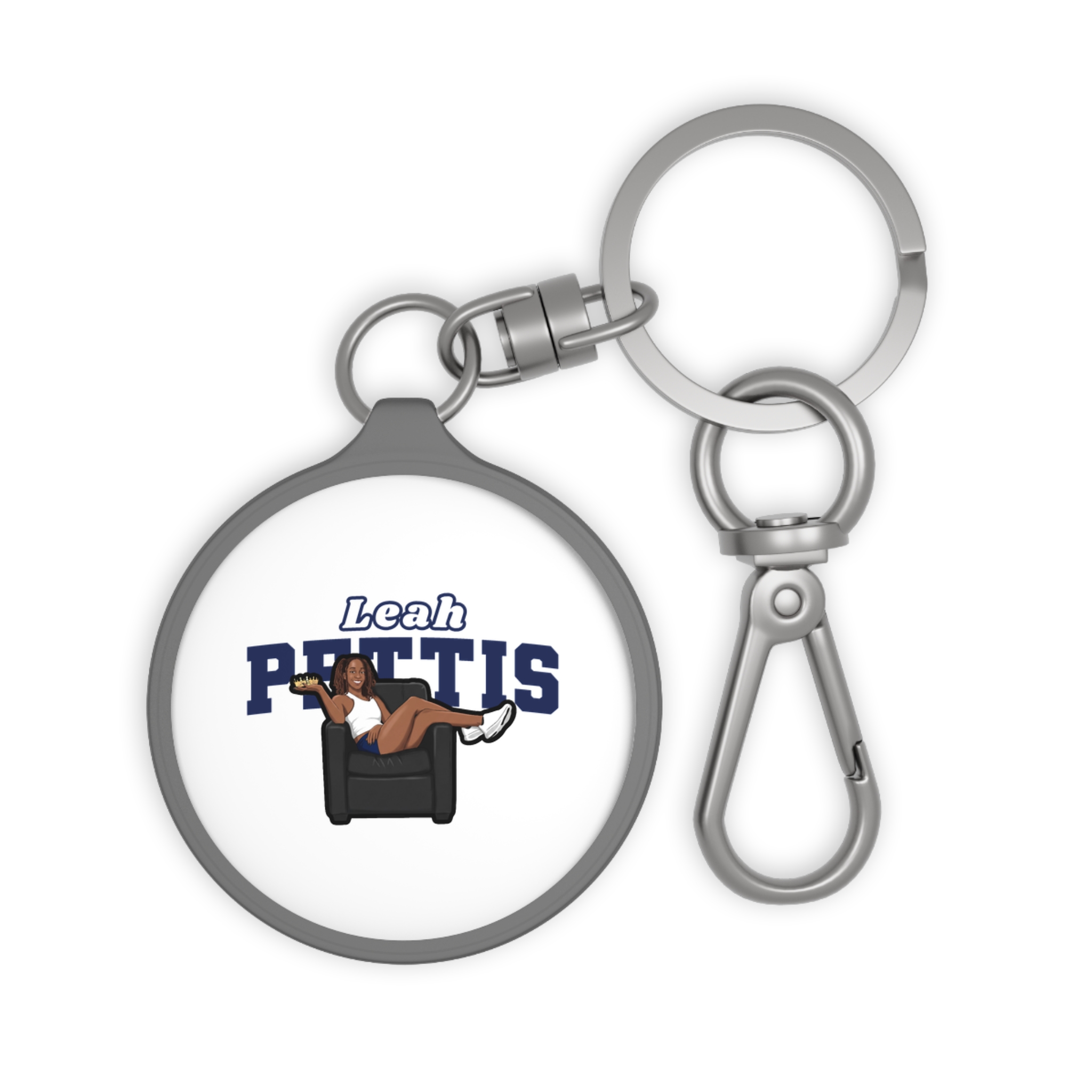 Keychain — character_name_arch in Grey
