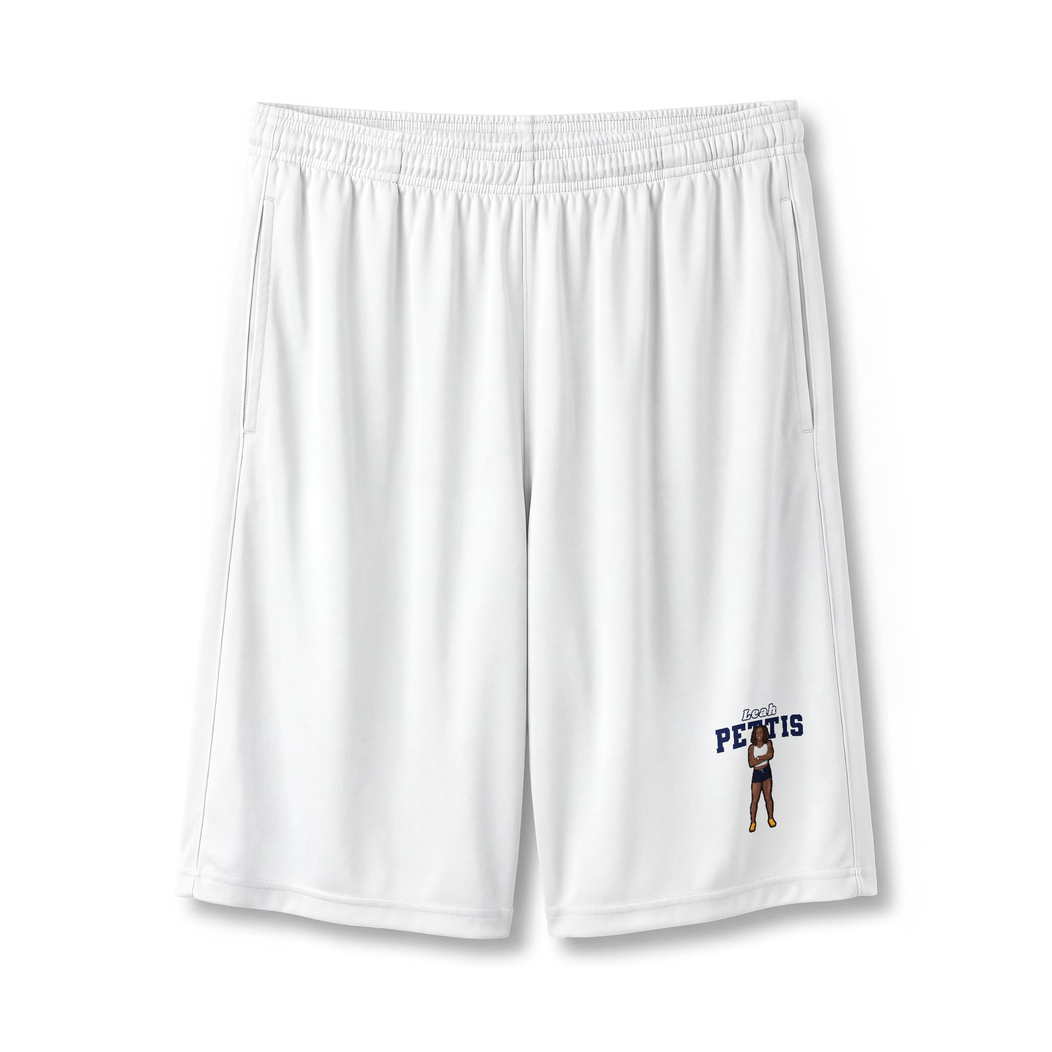 Shorts — character_name_arch in White