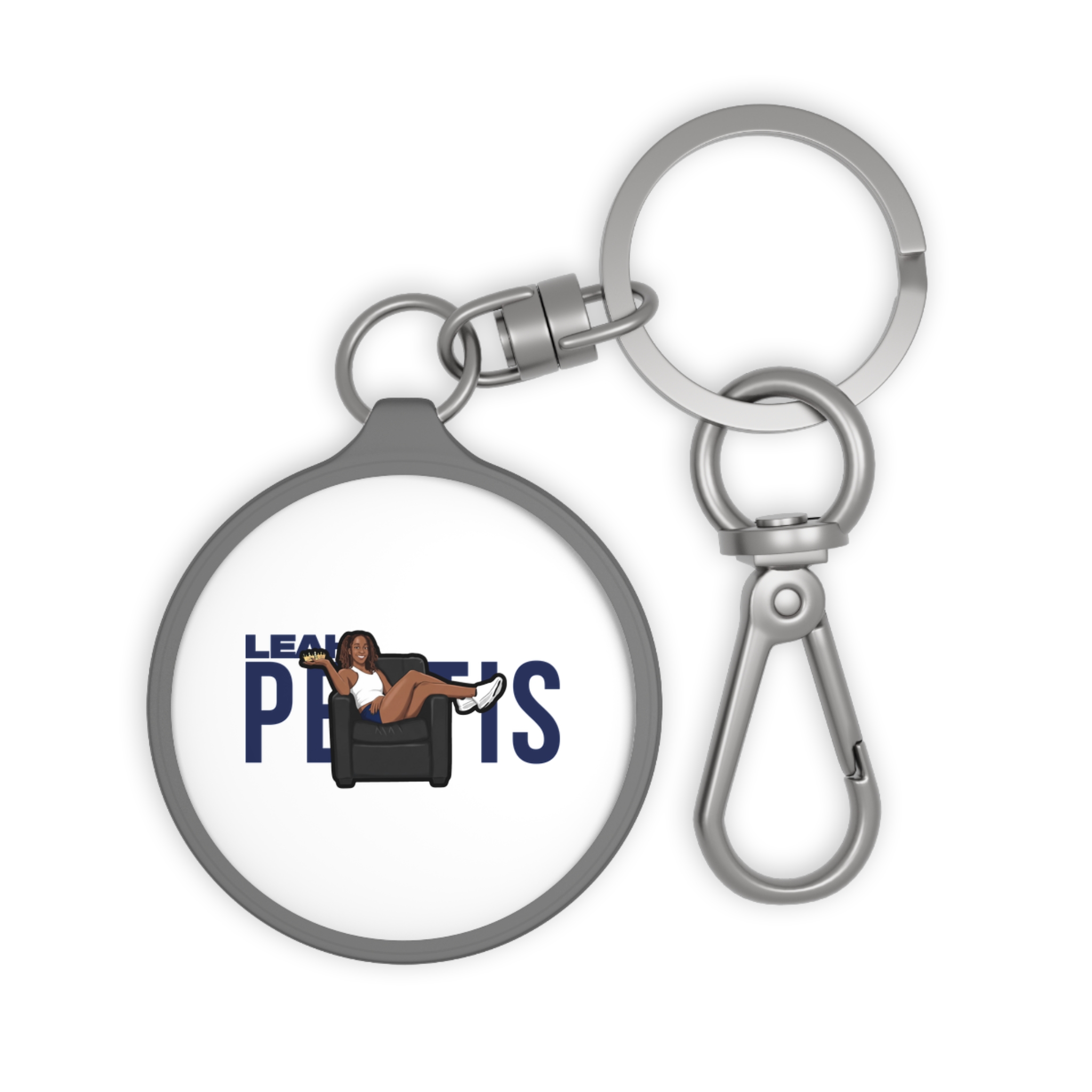 Keychain — character_player_name in Grey