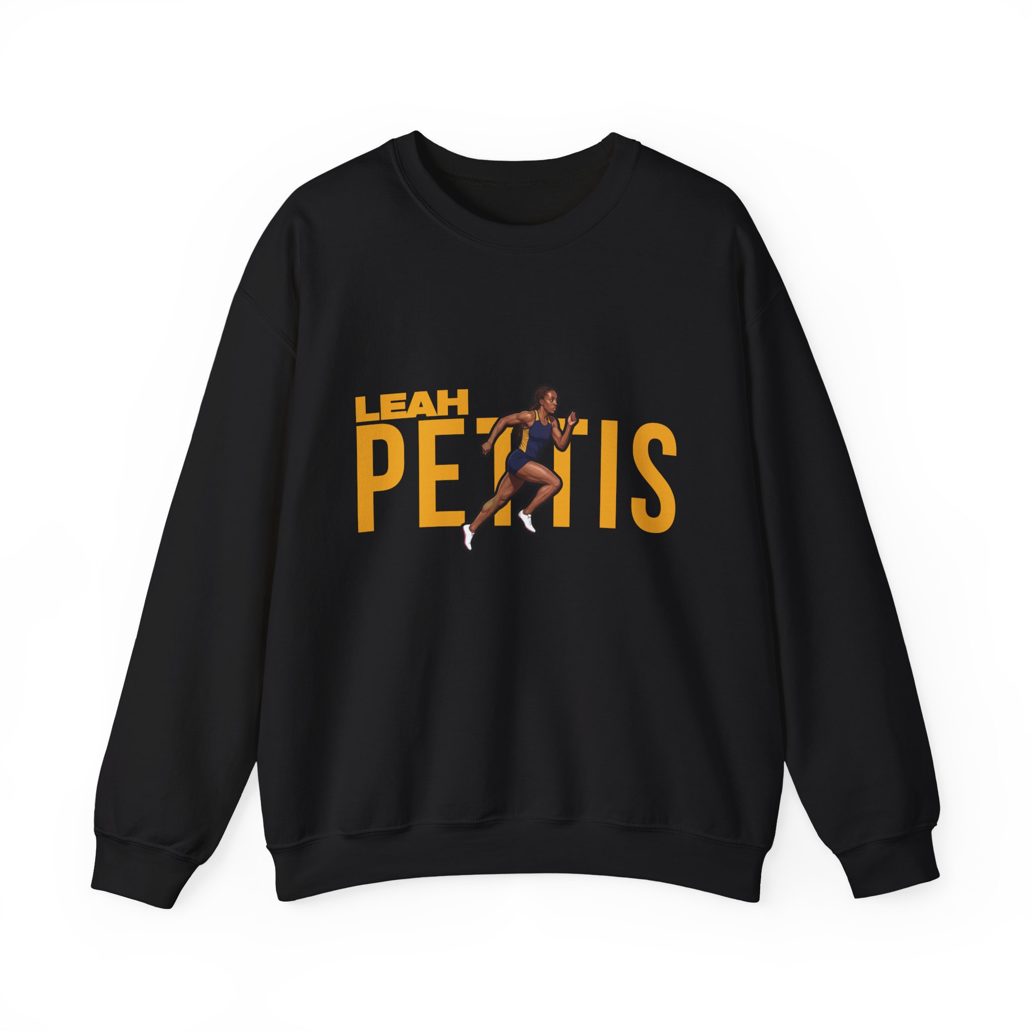Crewneck Sweatshirt — character_player_name in Black