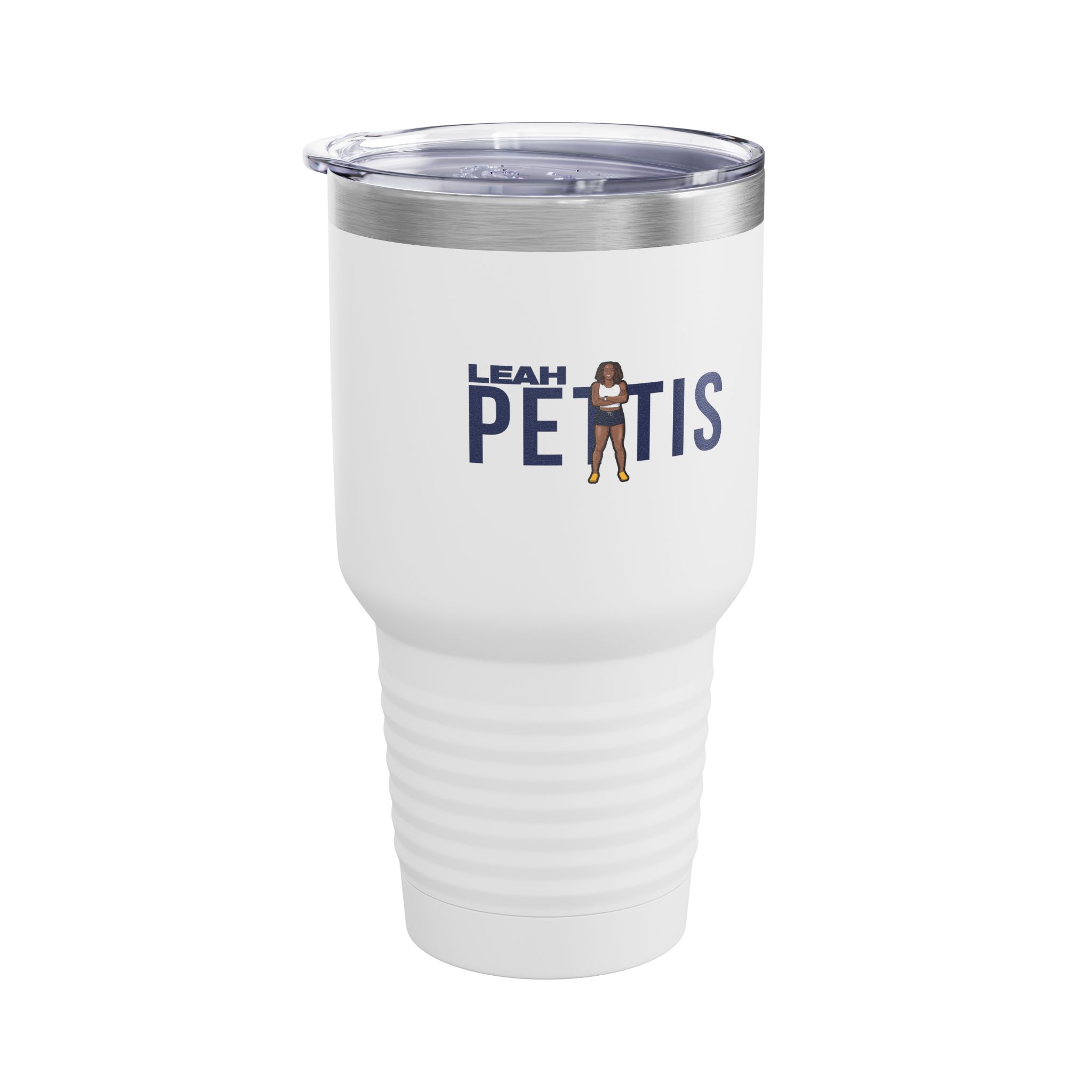 30oz Tumbler — character_player_name in White