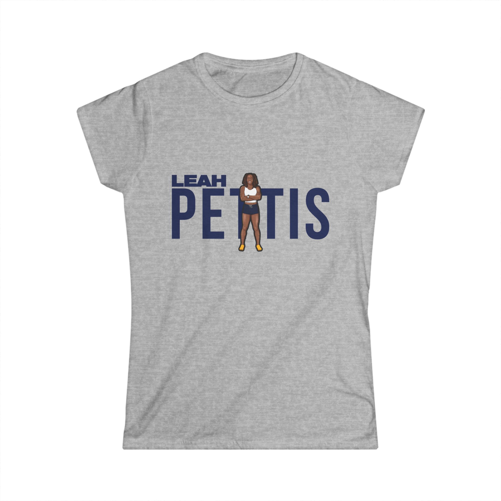 Women's Softstyle Tee — character_player_name in Grey