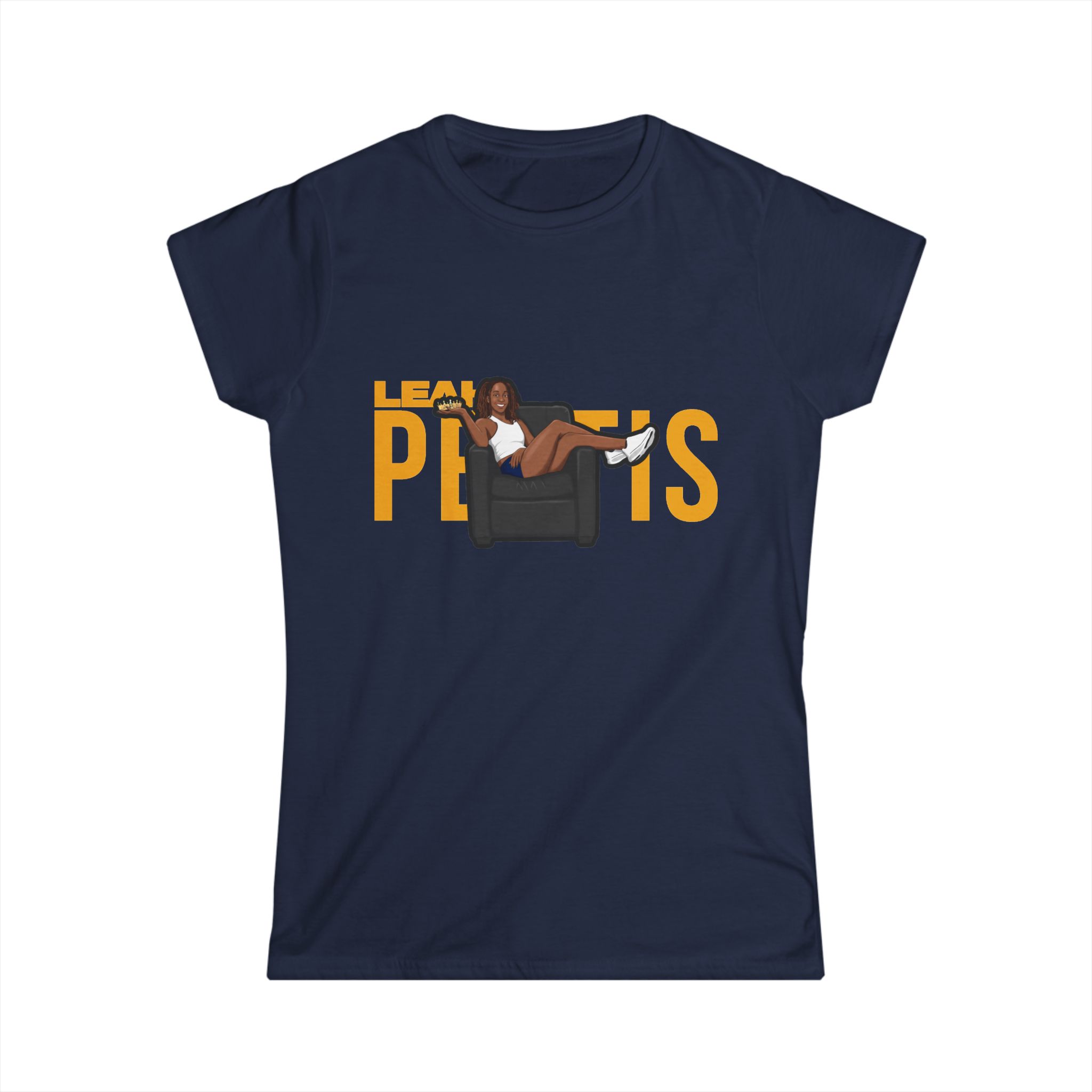 Women's Softstyle Tee — character_player_name in Navy