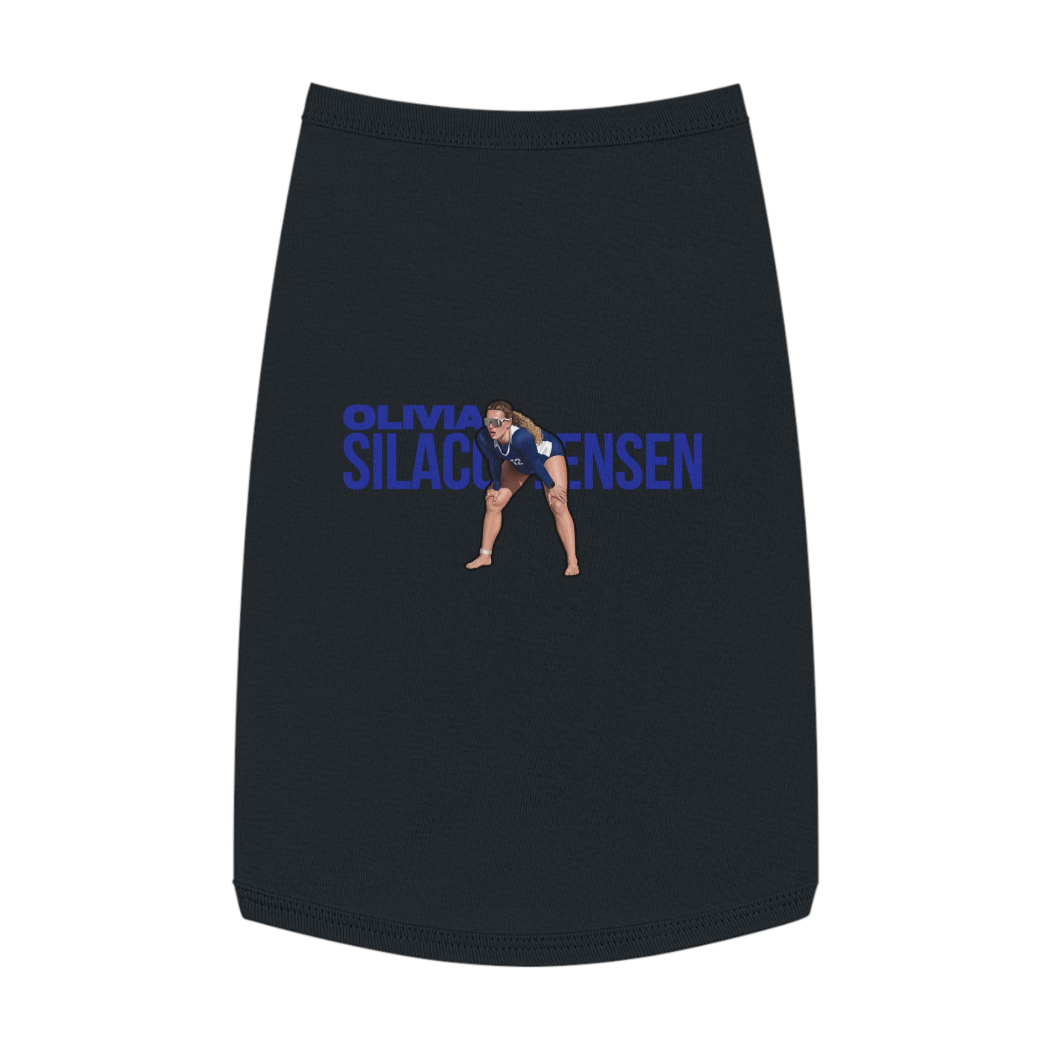 Pet Tank Top — character_player_name in White